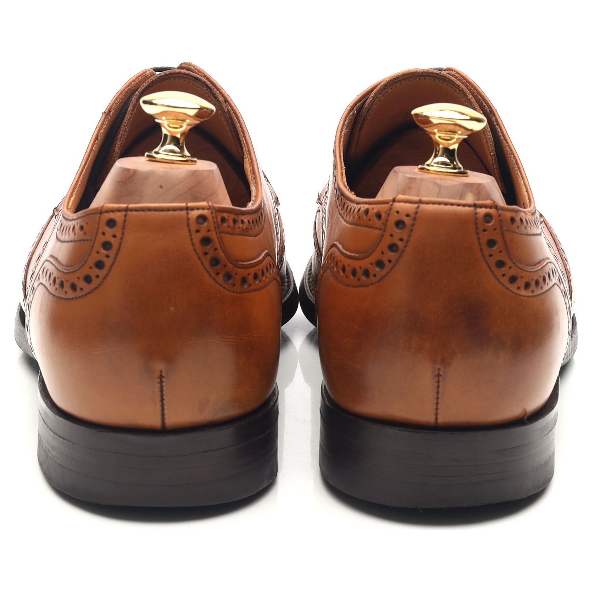 Barker Longworth derby brogue cuir marron 10 UK large