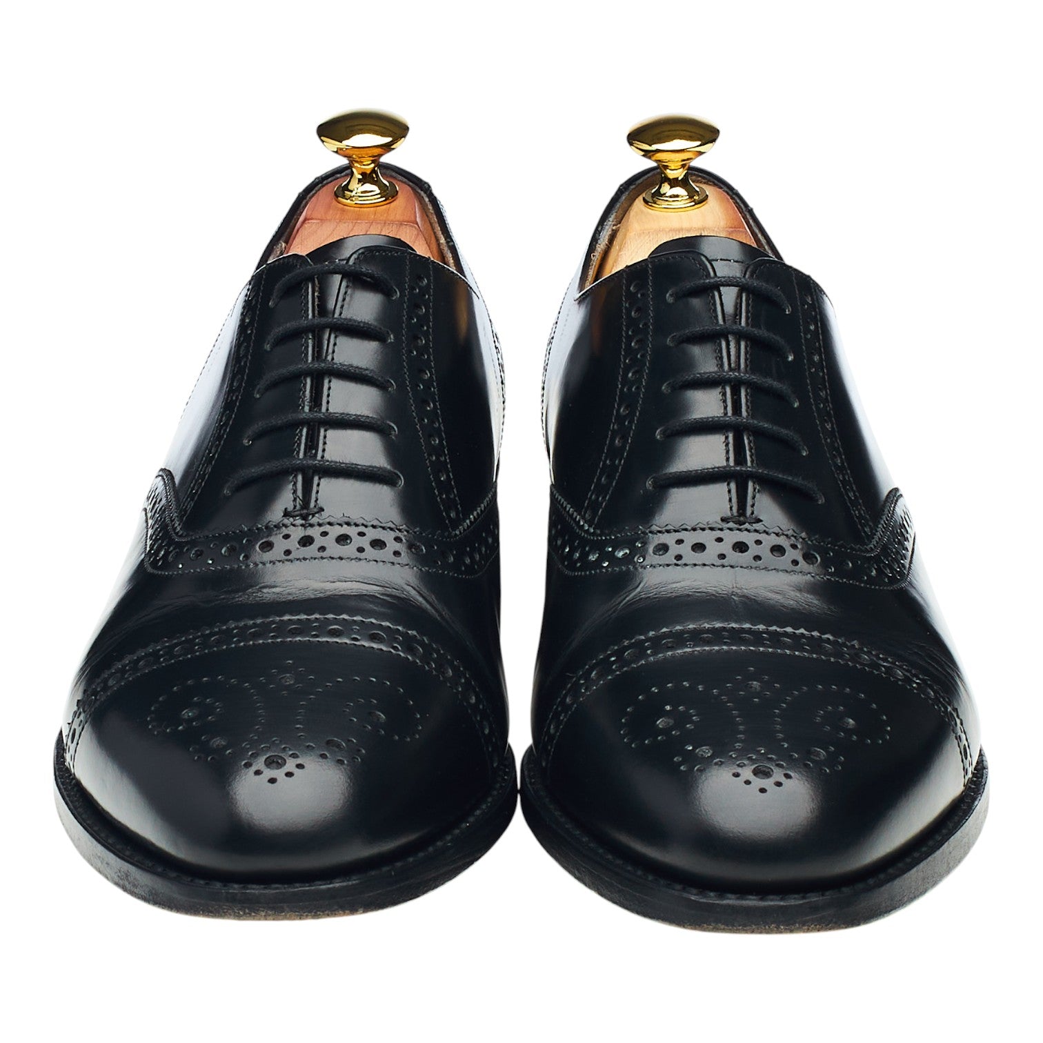 Barker Alfred richelieu cuir noir UK 7.5 large