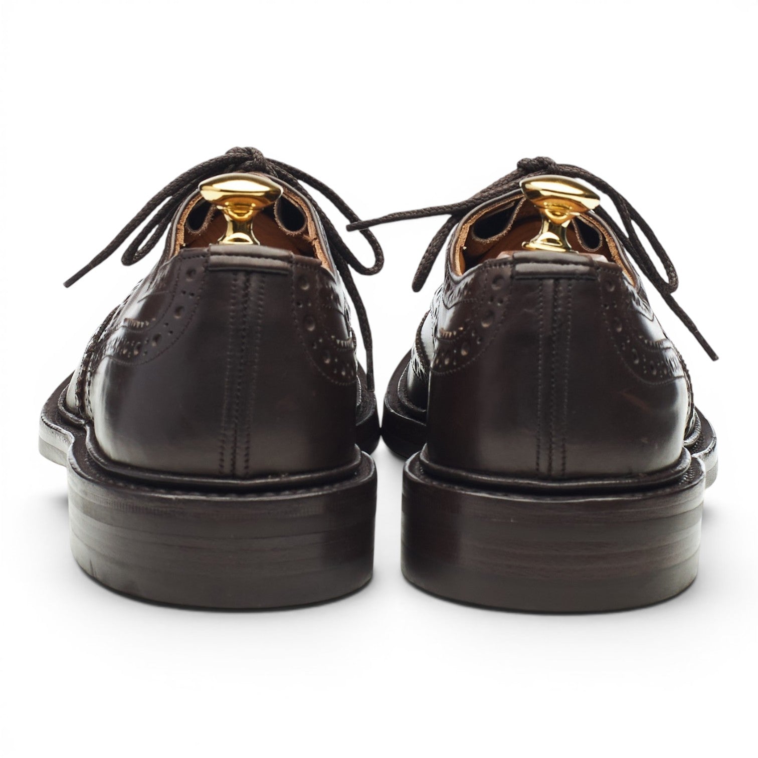 Tricker's Bourton derby marron foncé cuir pointure UK 6,5