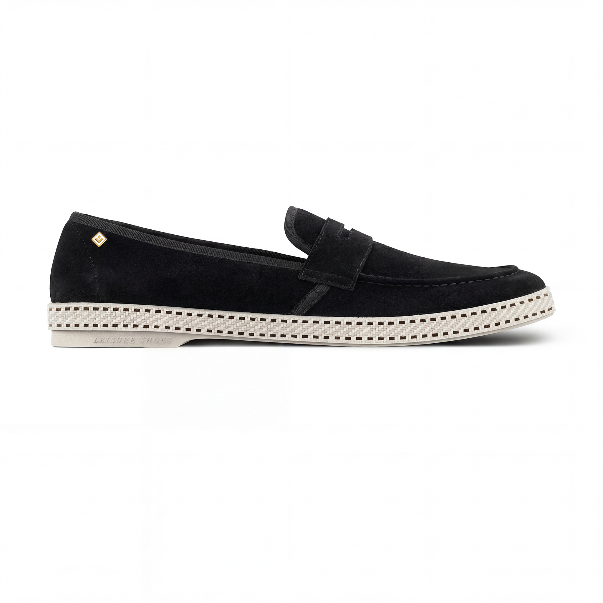 Rivieras Classic 1621 mocassin cuir noir