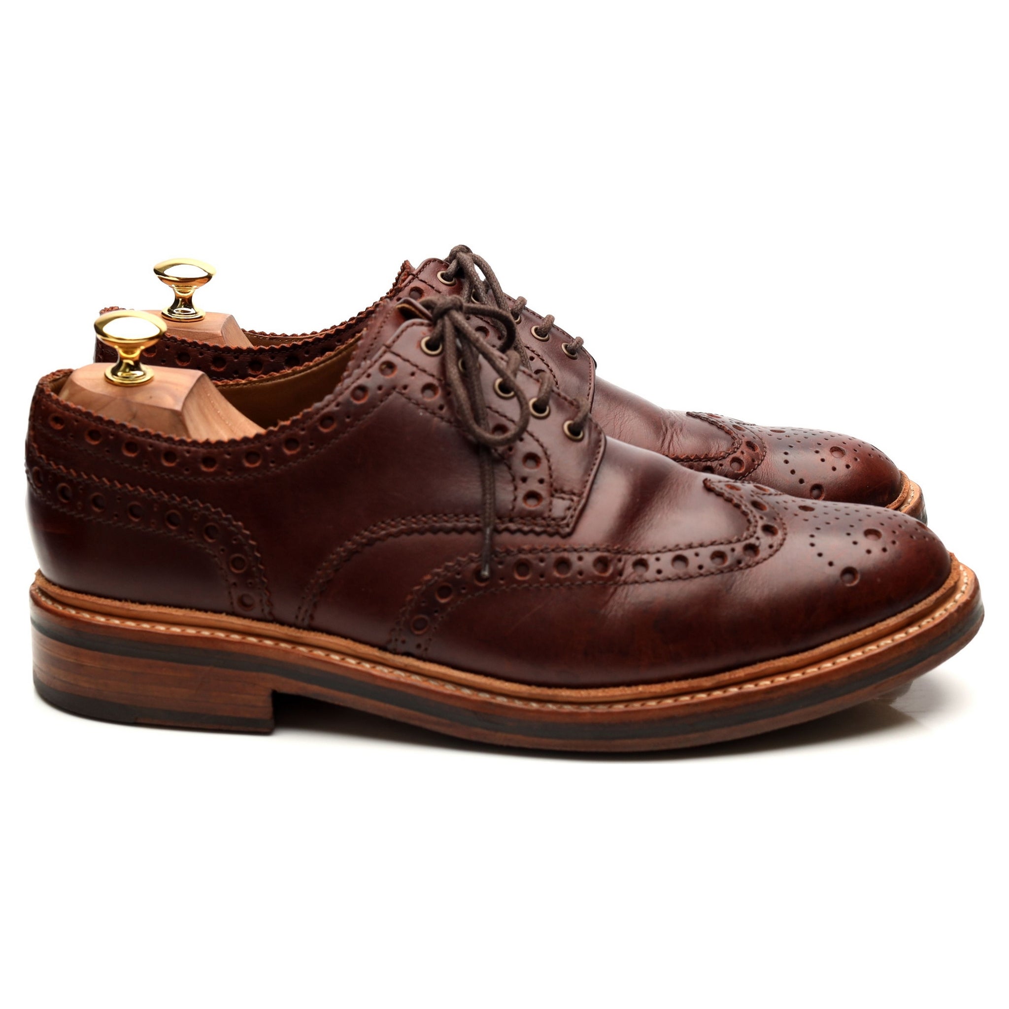 Grenson Archie derby cuir marron UK 10 G