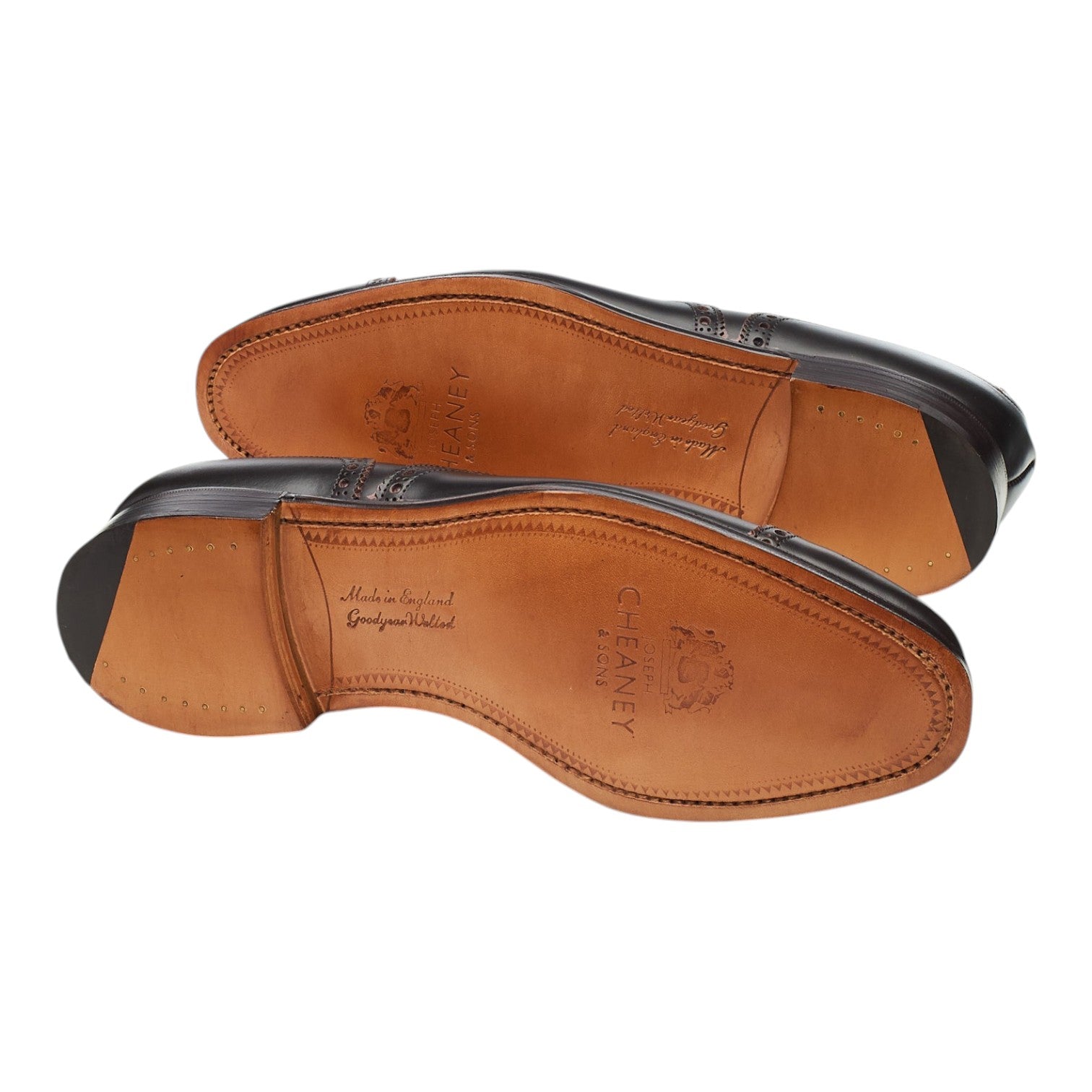 Cheaney 2873 richelieu cuir marron foncé 7,5 G