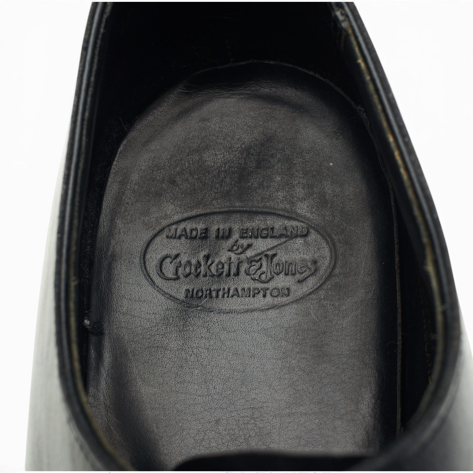 Crockett & Jones Audley oxford cuir noir UK 8 bout droit
