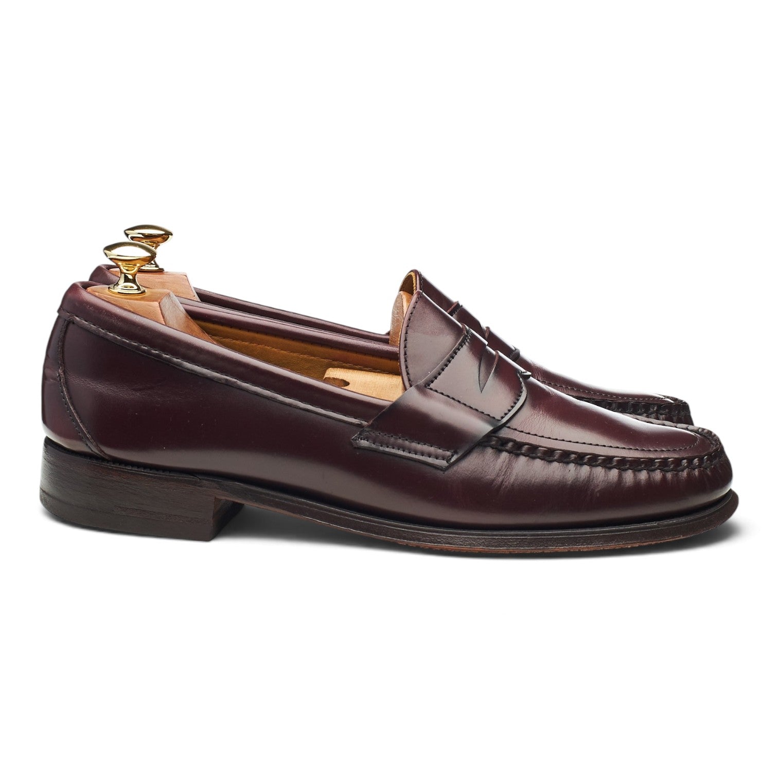 Sebago Cayman mocassins cuir bordeaux UK 10