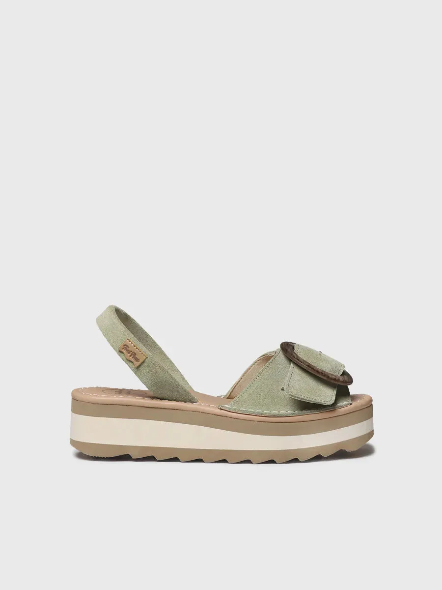 Toni Pons Saura sandale cuir plateforme boucle 4 cm