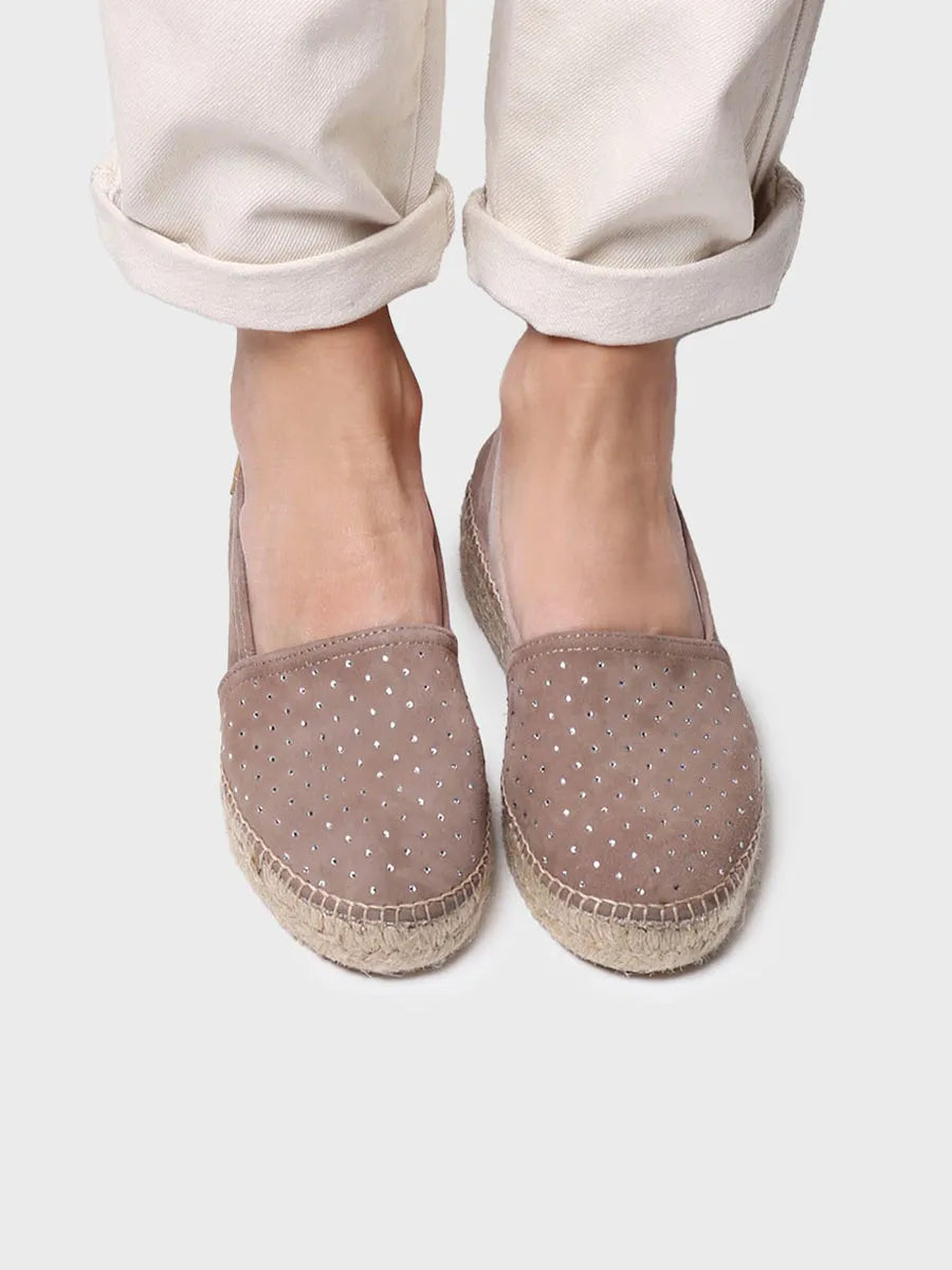 Toni Pons EDDY-ST espadrilles taupe strass