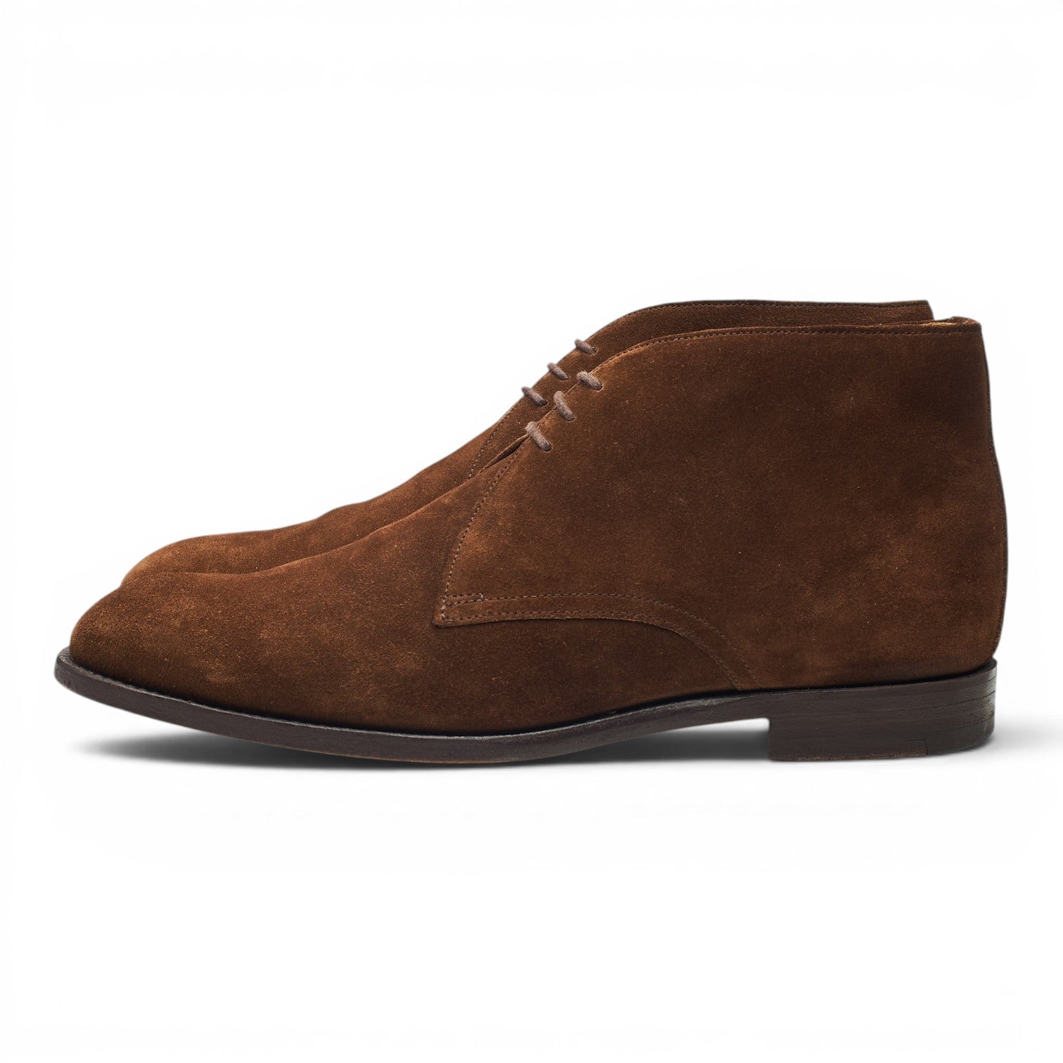 Barker boots chukka daim marron UK 8 semelle cuir
