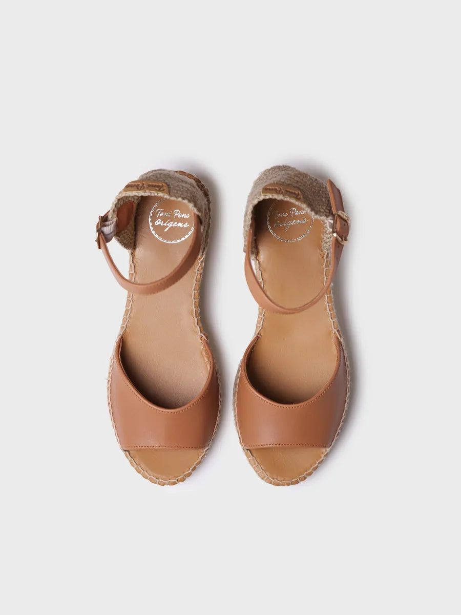 Toni Pons Briella-P espadrilles cuir compensées 4,5 cm