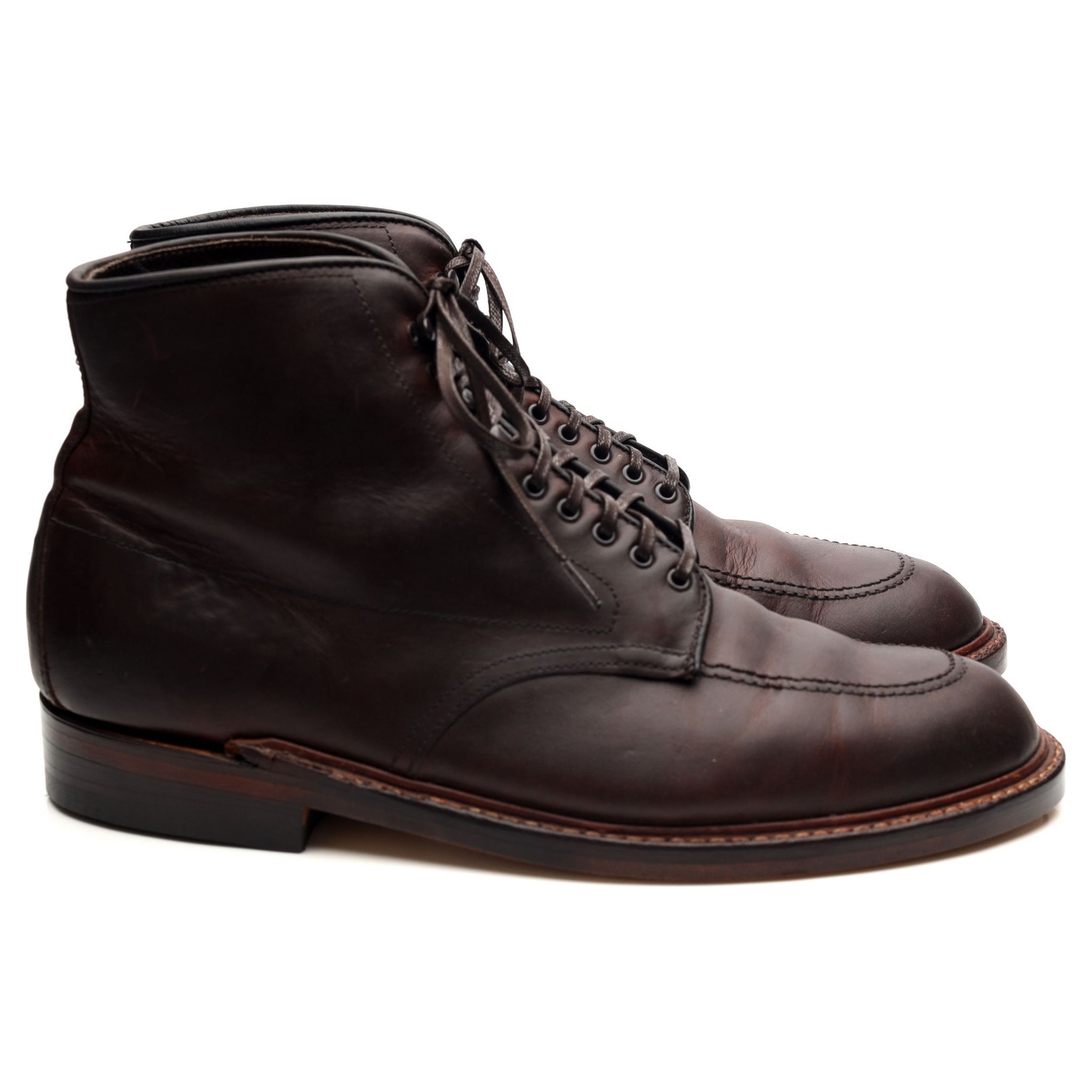 Alden Indy M5905H boots cuir marron foncé UK 8
