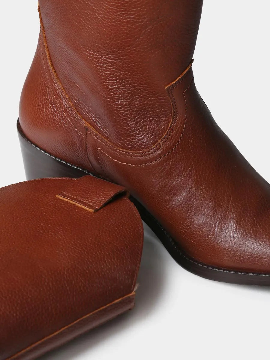 Toni Pons Ubeda boots femme cuir talon 6 cm