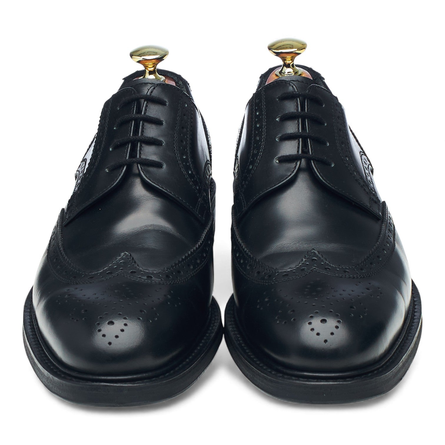 Herring derby cuir noir UK 7 brogue
