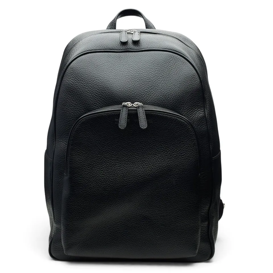 Carl Friedrik F1 Williams sac à dos cuir noir grainé