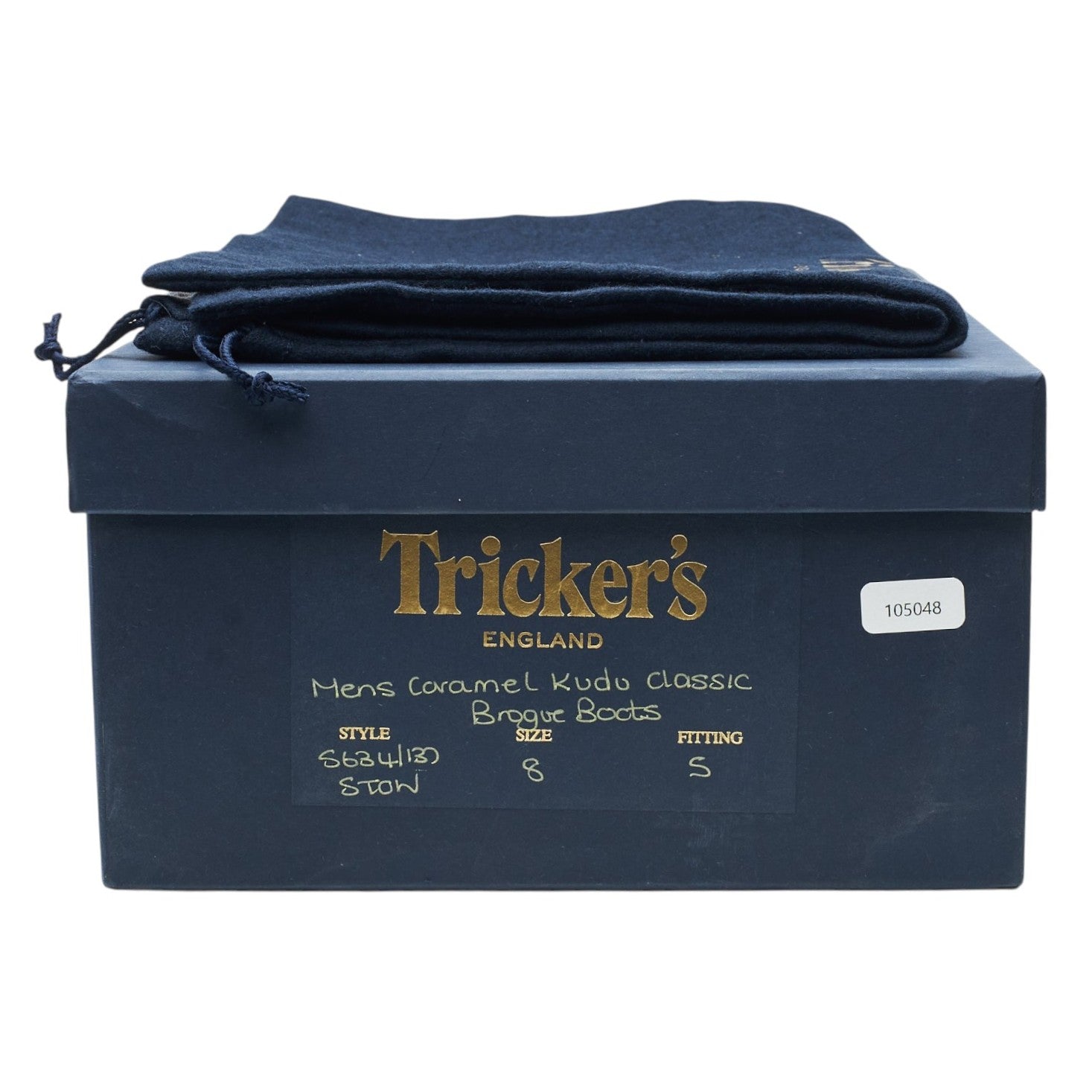 Tricker's Stow boots cuir kudu marron UK 8