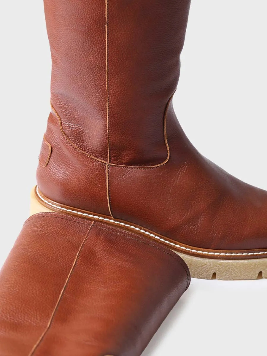 Toni Pons Naltar-PO bottes cuir femme fourrées 5,5 cm