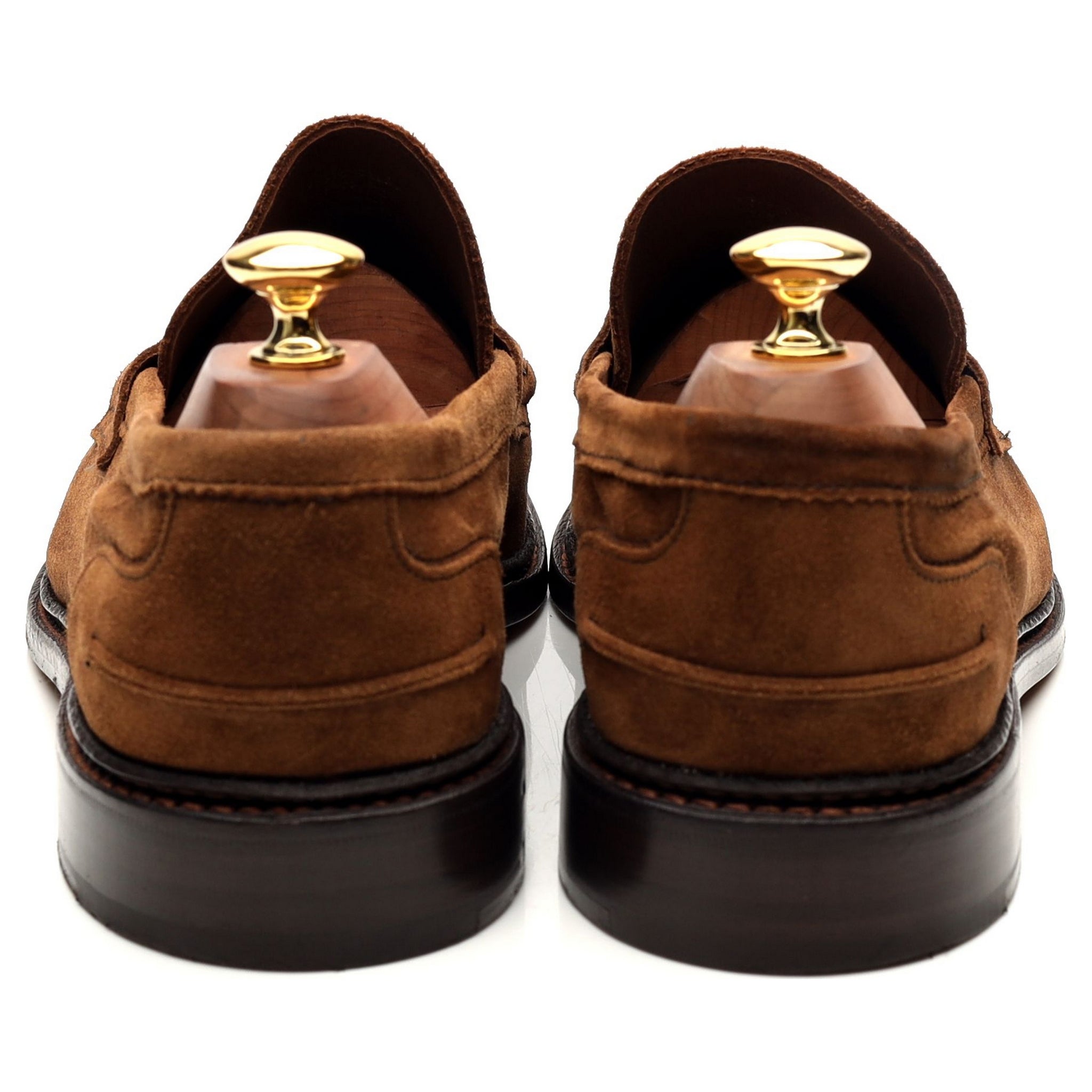 Tricker’s Adam mocassins UK 9.5 daim marron penny