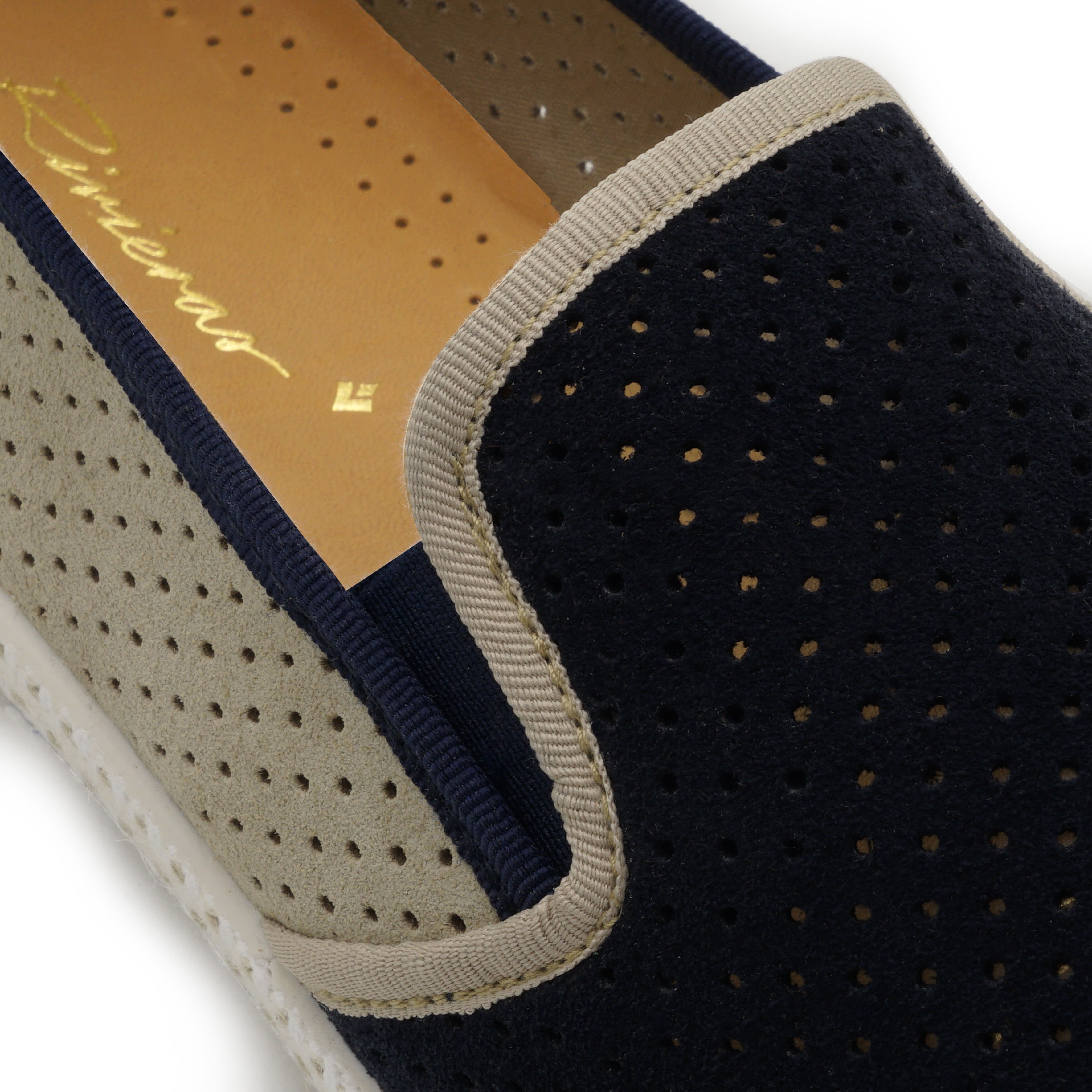Rivieras Classic Match 3080 espadrilles daim marine