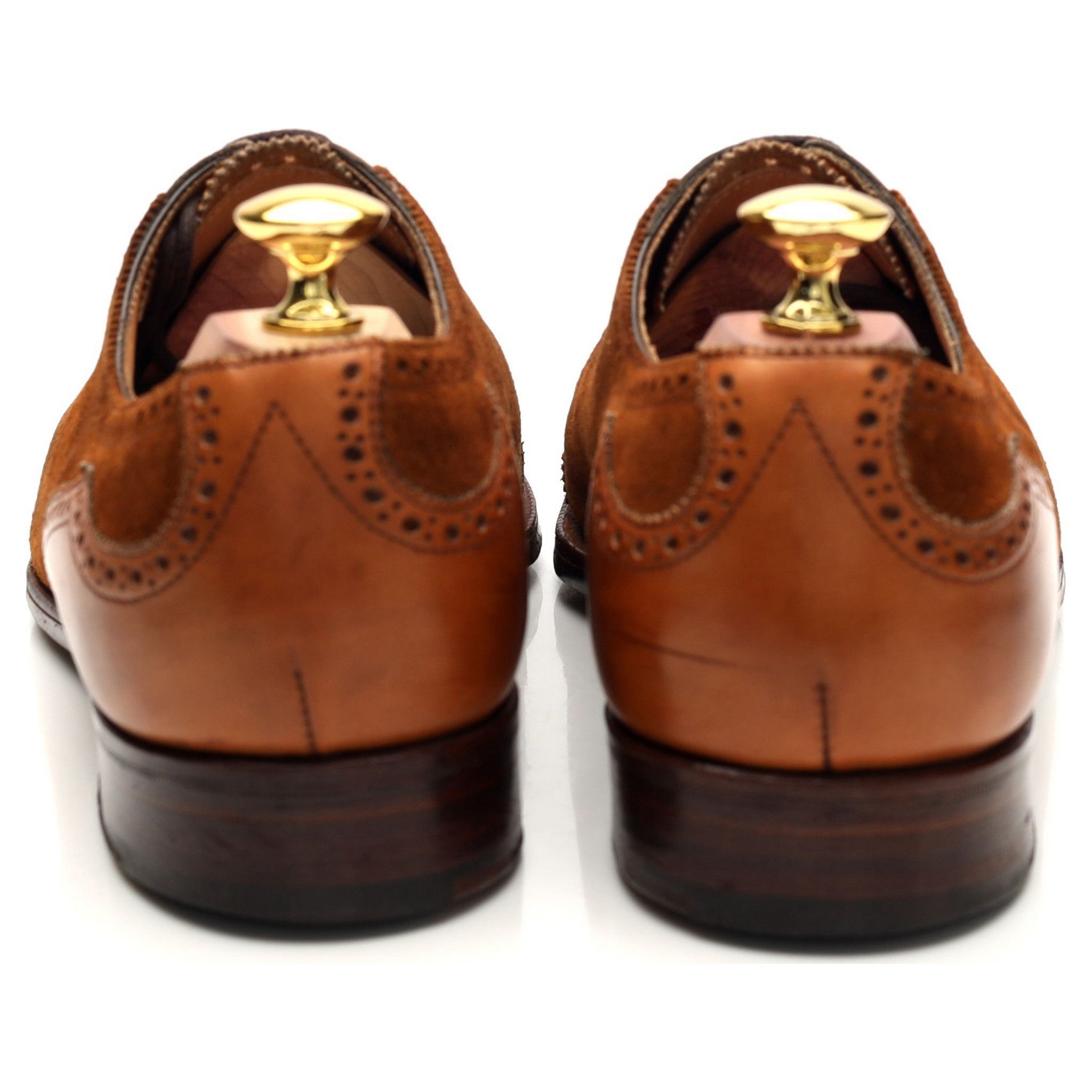Edward Green Southwold richelieu cuir suède marron UK 7
