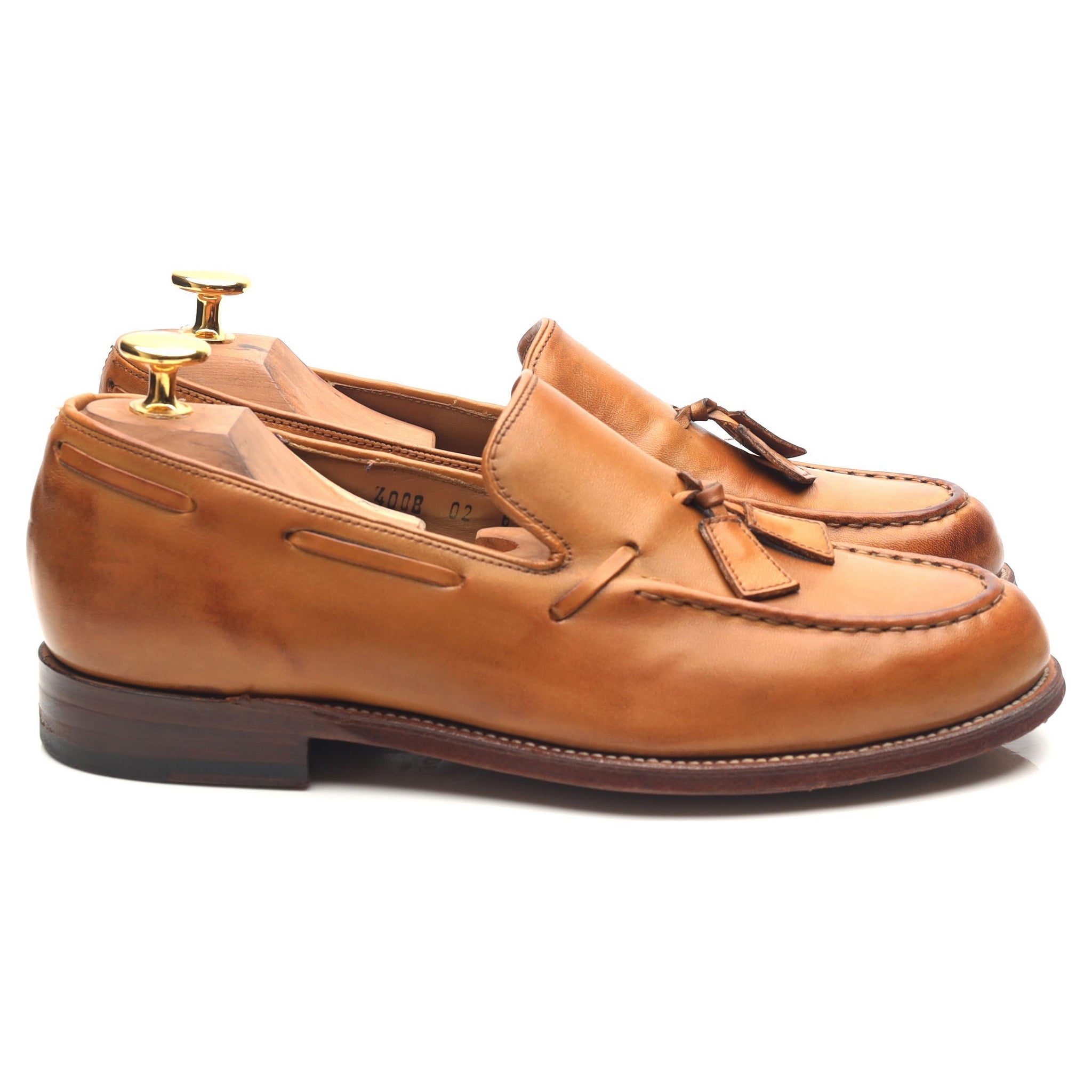 Grenson mocassins cuir marron tan UK 6 femme