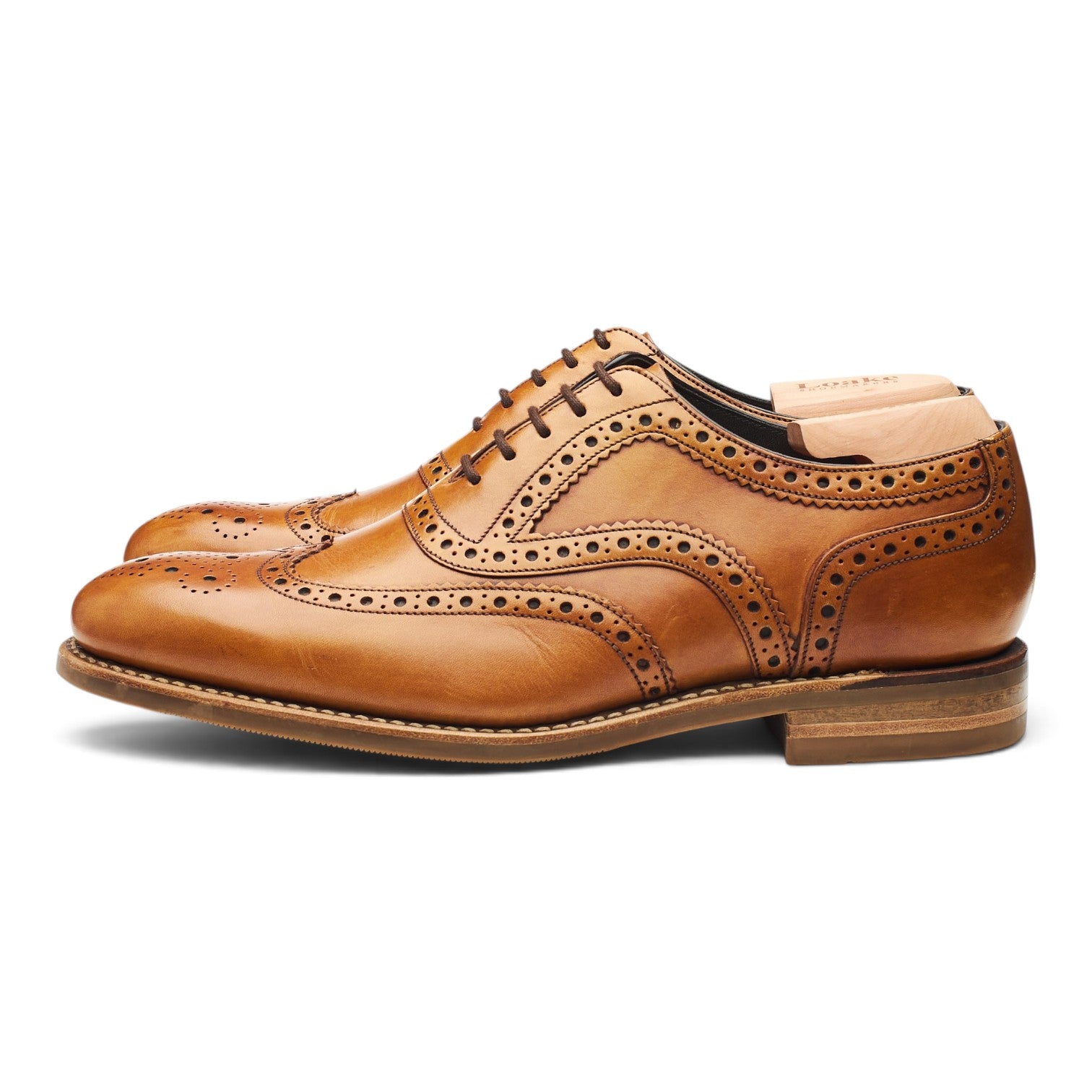 Loake Design Kerridge richelieu cuir marron UK 7