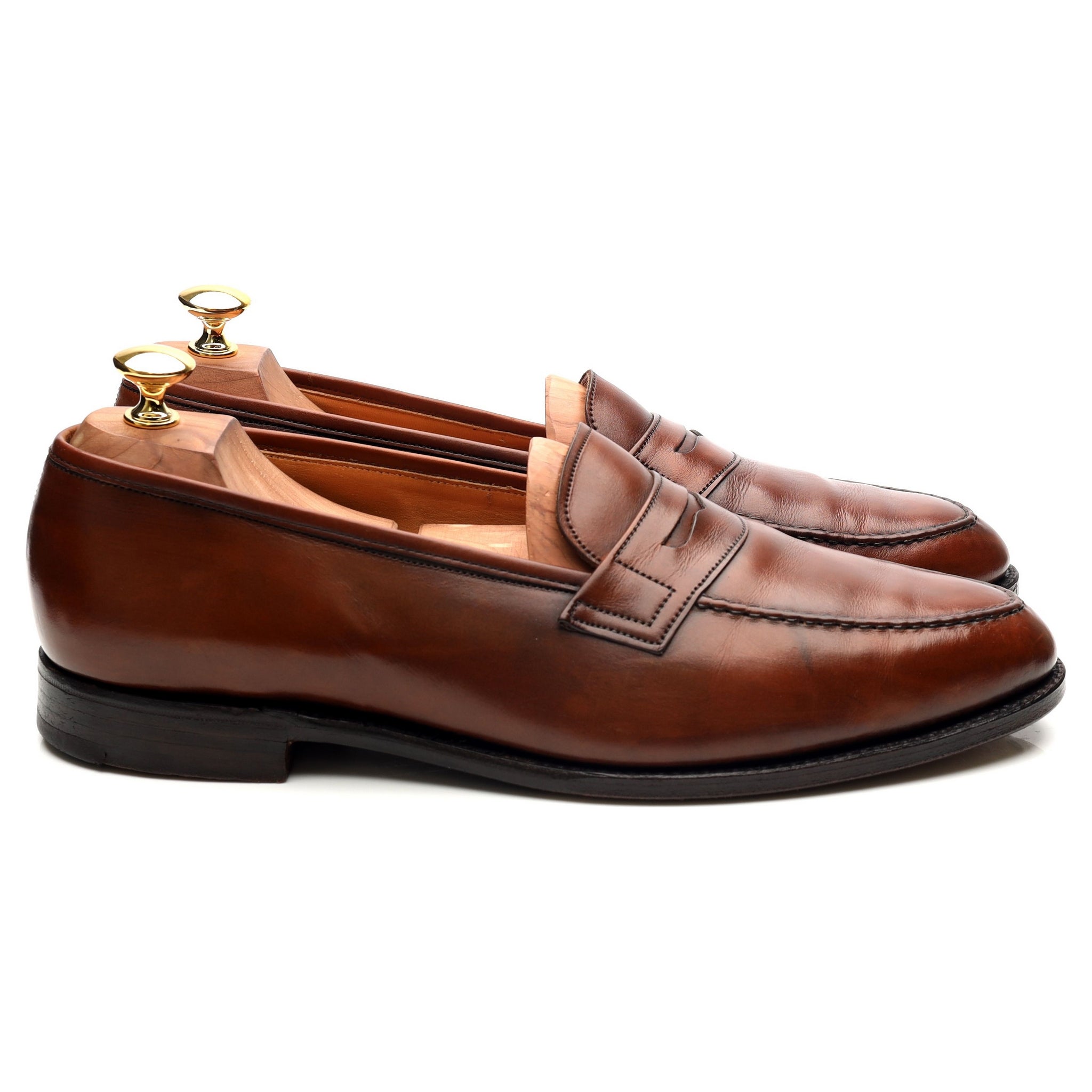 John Spencer Mayfair mocassins cuir marron UK 10