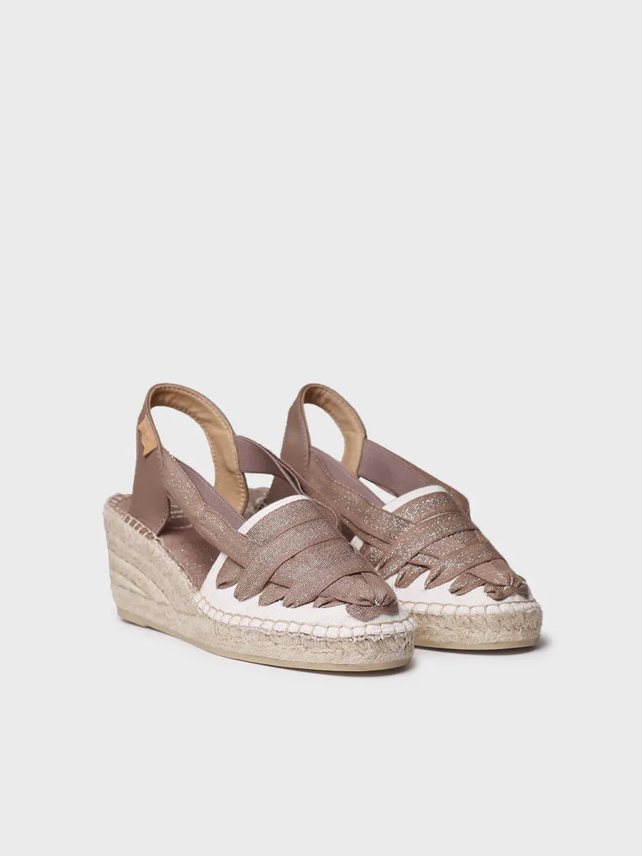 Toni Pons Tracy-CZ espadrilles toile compensées rubans