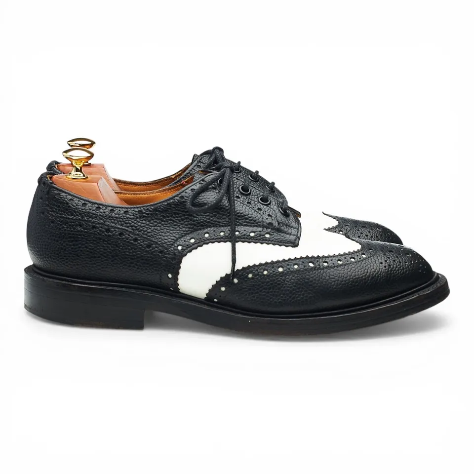 Kurt Geiger Spectator derbies brogues noir blanc UK 9