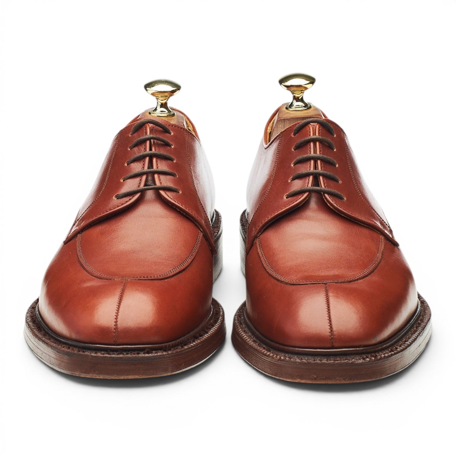 Church's Dartmoor derbies cuir marron UK 7 bout golf