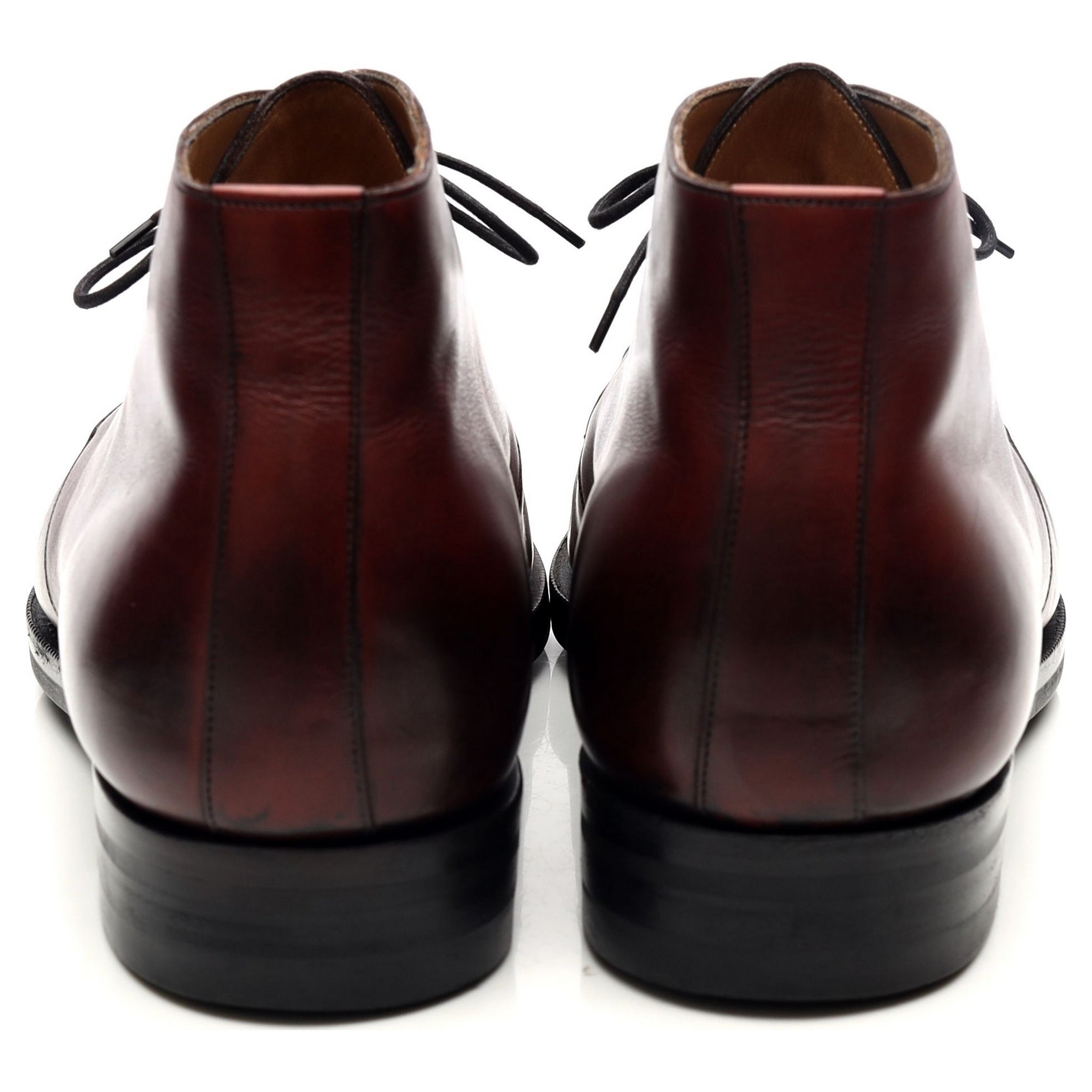 Edward Green Lomond boots chukka cuir bordeaux UK 11