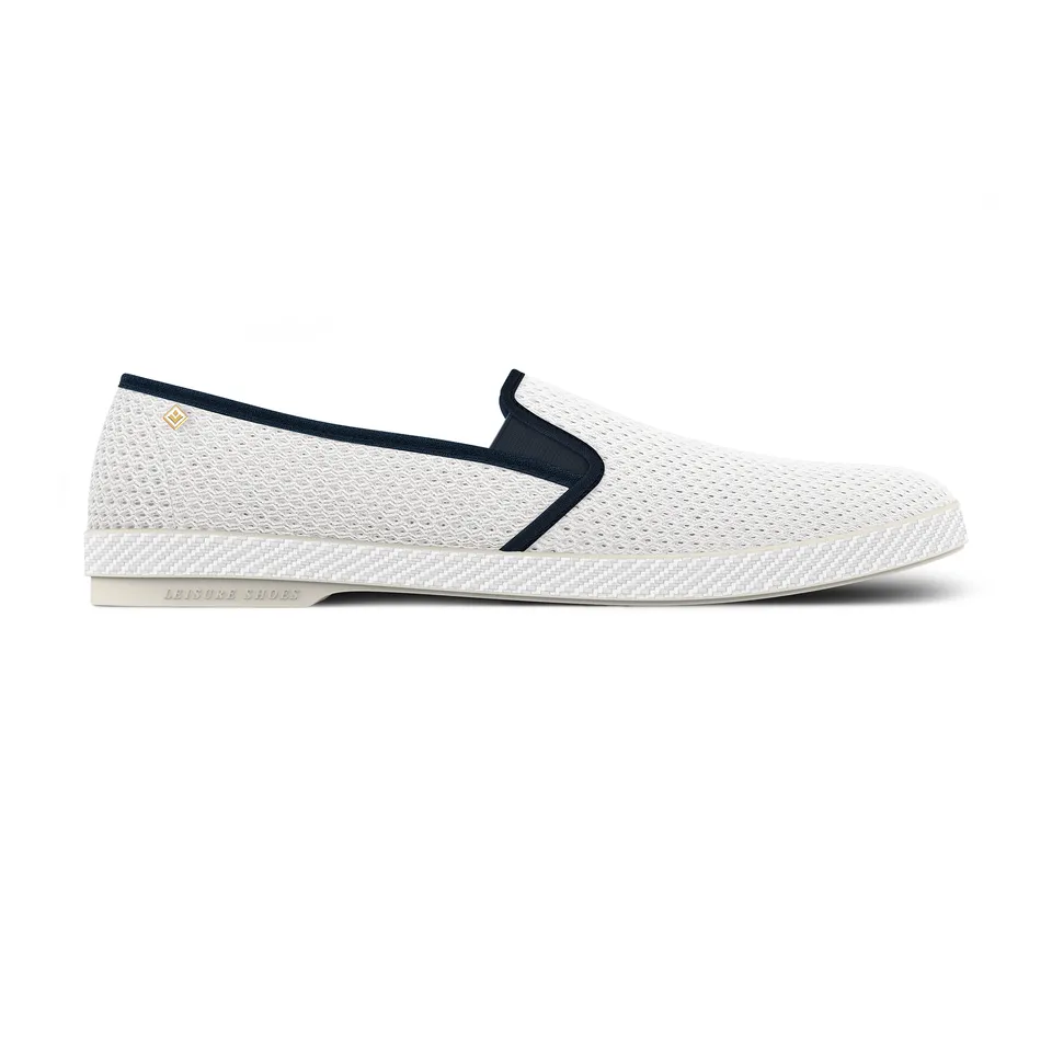 Rivieras Classic Filet Blanc espadrilles blanc mesh