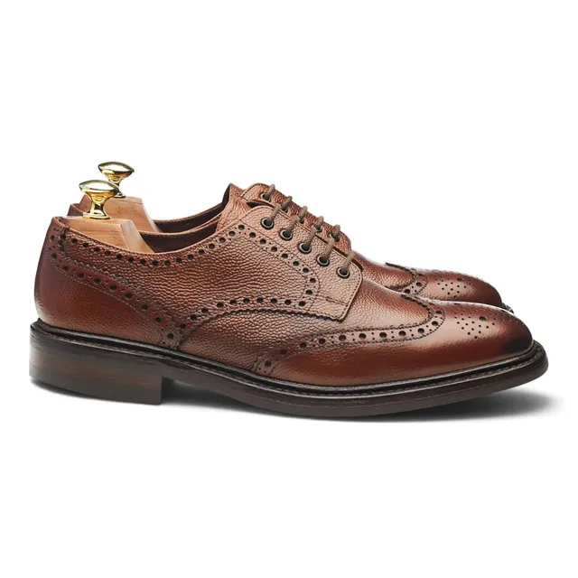 Loake Badminton 2 derby brogues marron 7 cuir
