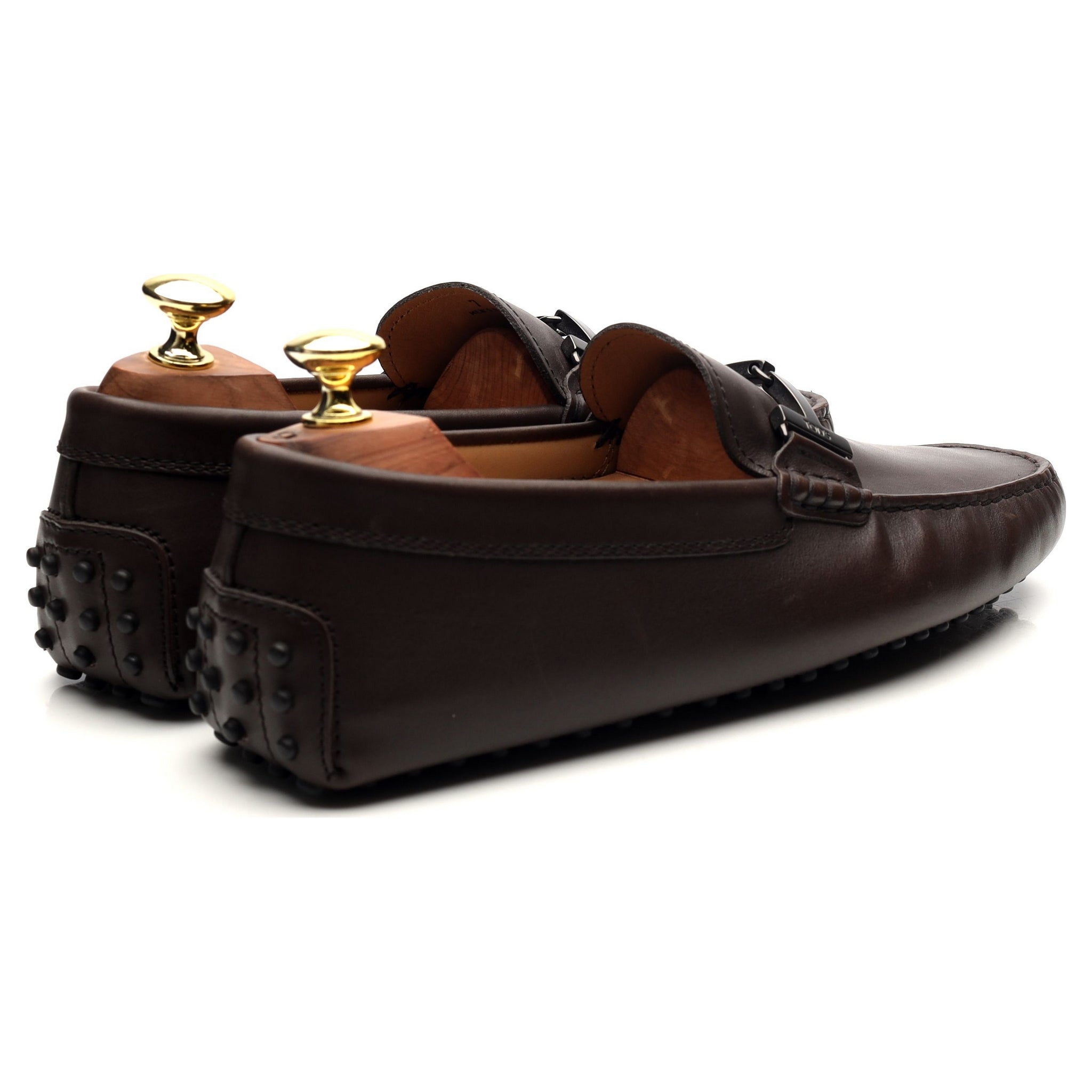 Tod's Gommino Mocassin cuir marron foncé 7