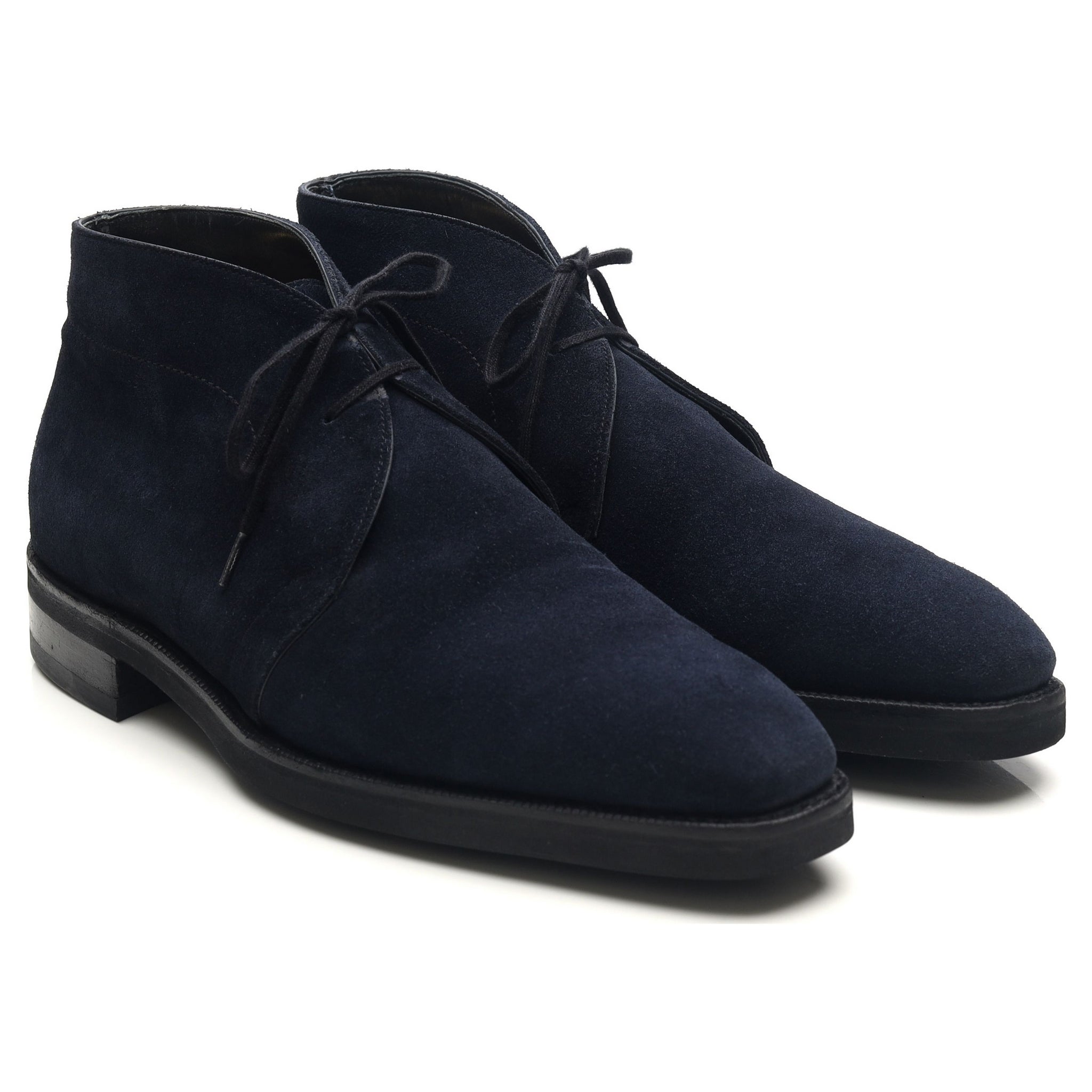 Norman Vilalta boots chukka suède bleu UK 8.5