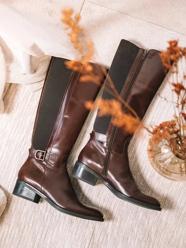 Toni Pons Tacoma-P botte haute femme cuir marron