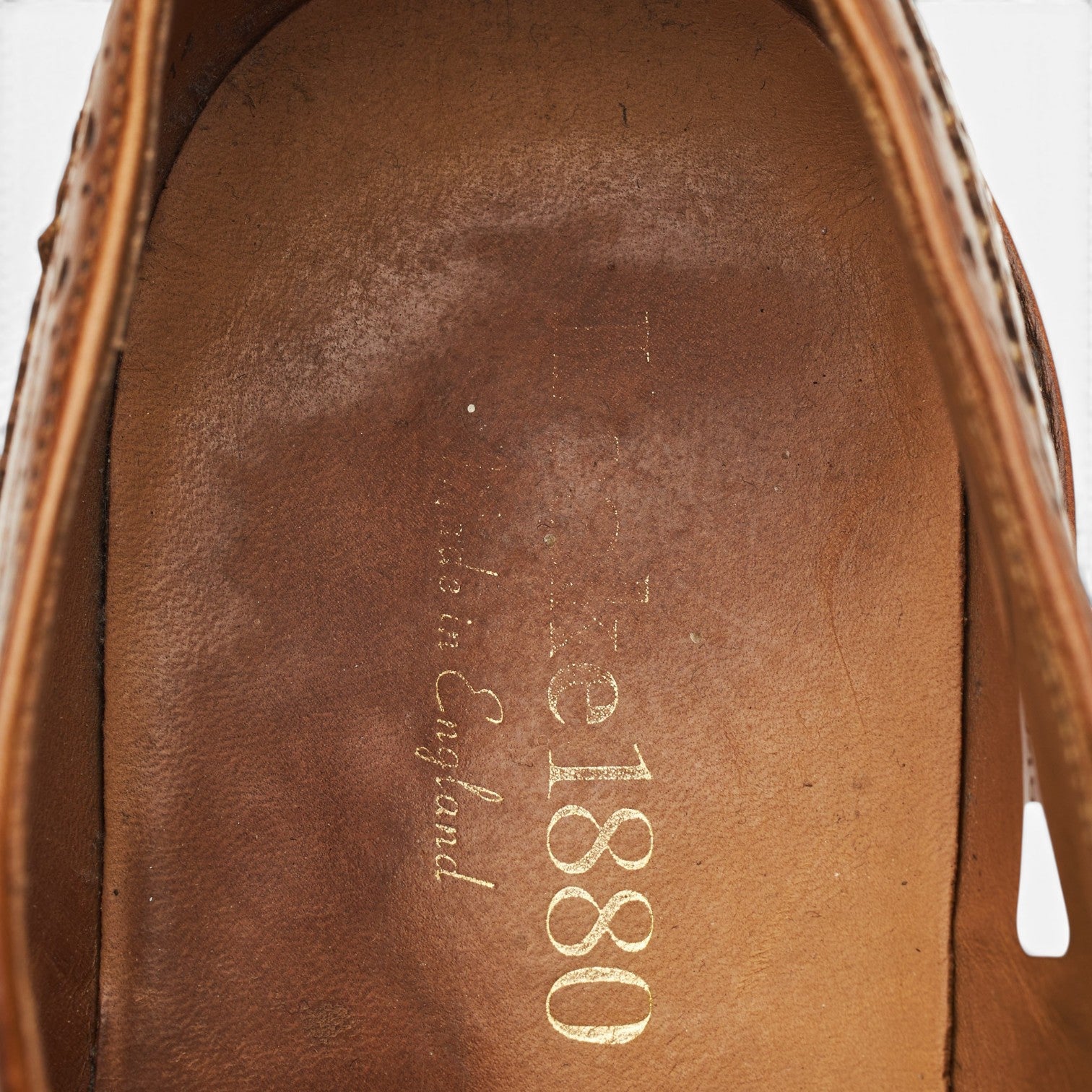 Loake 1880 Worton derbies cuir marron pointure 9