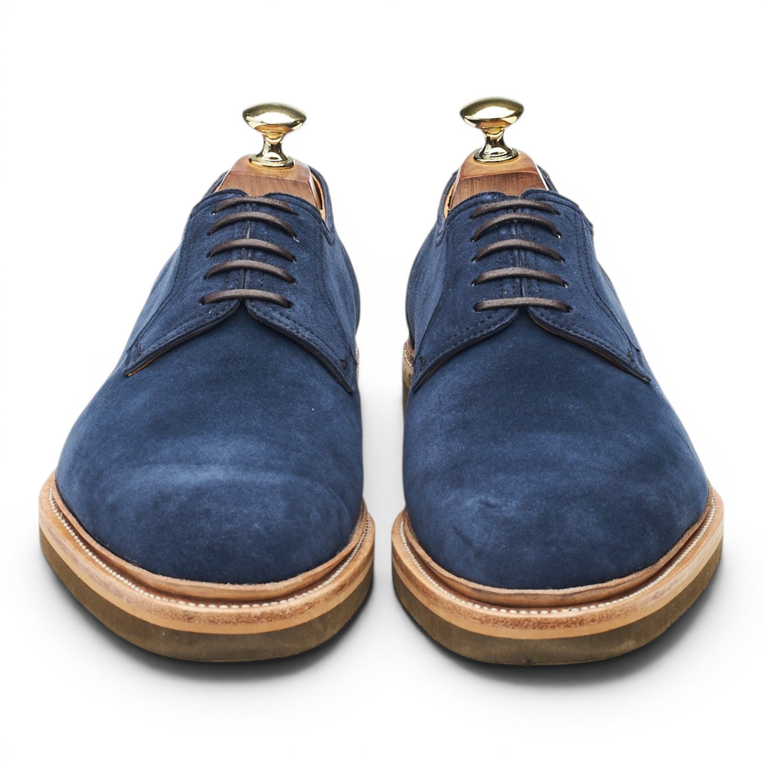 Oct. Tenth derby suède bleu UK 7
