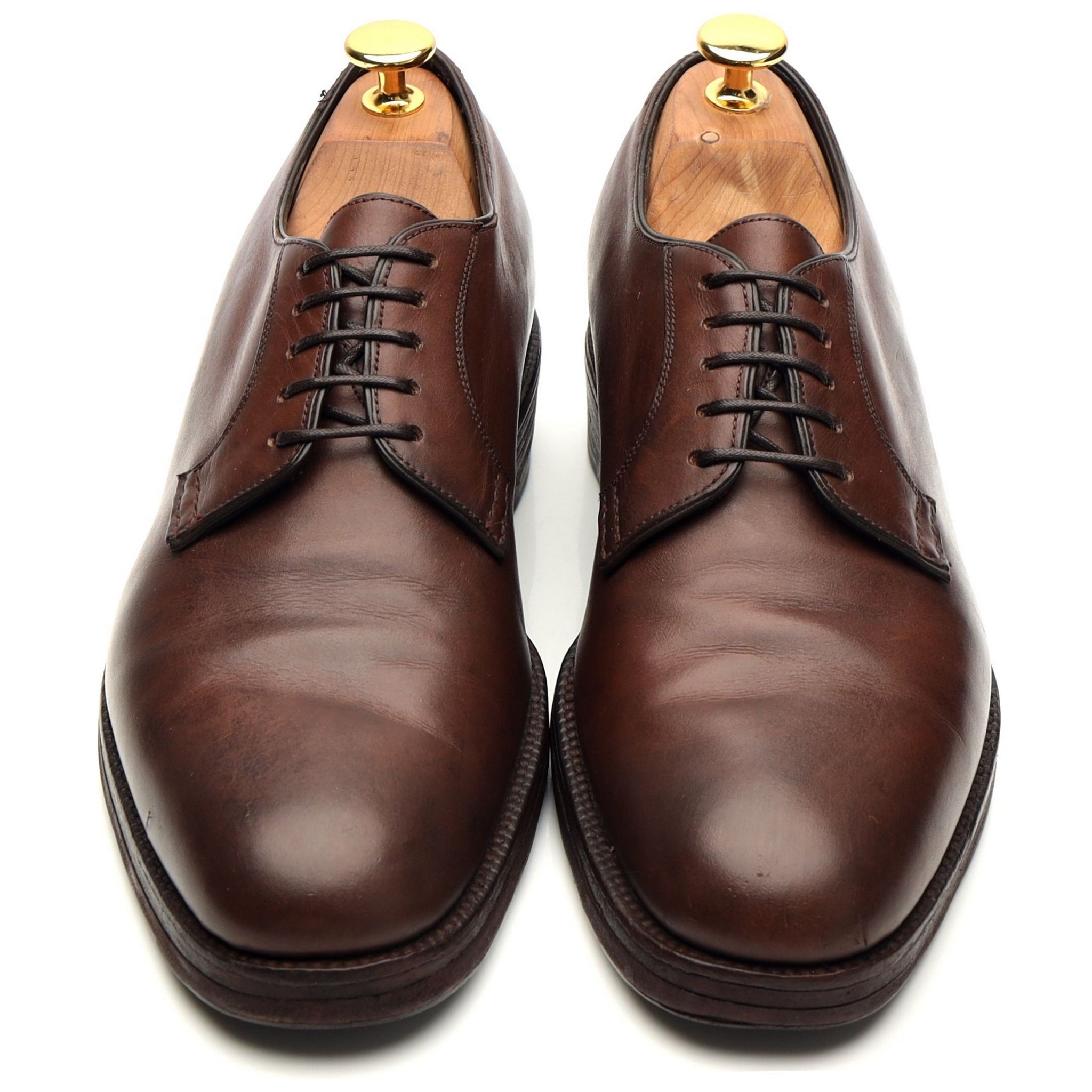 Gaziano & Girling derby cuir marron sur-mesure UK 6.5