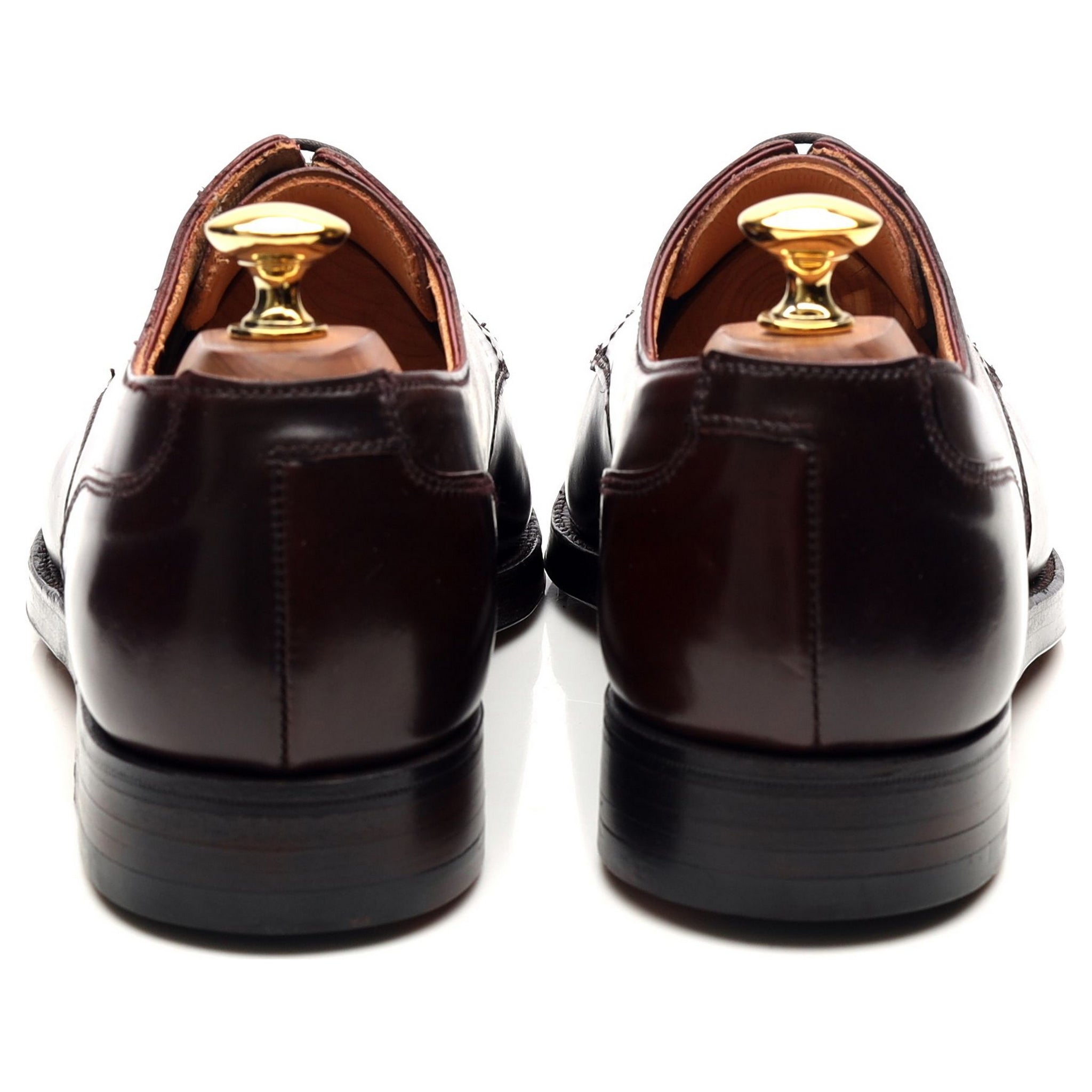 Crockett & Jones Onslow derby cuir cordovan bordeaux 6,5