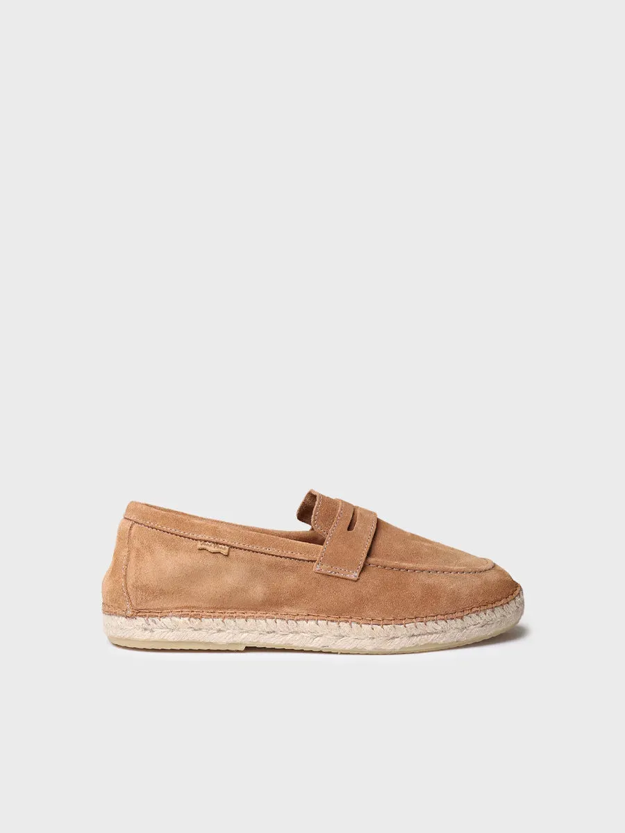 Toni Pons Benet espadrille homme camel cuir
