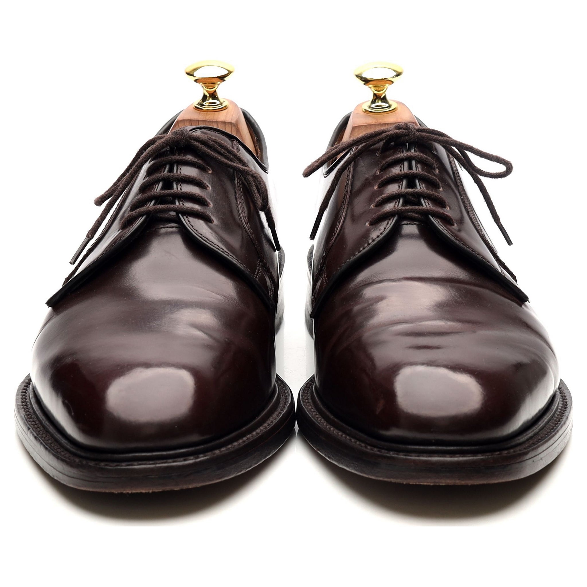 Loake 771 derby cuir bordeaux UK 7.5