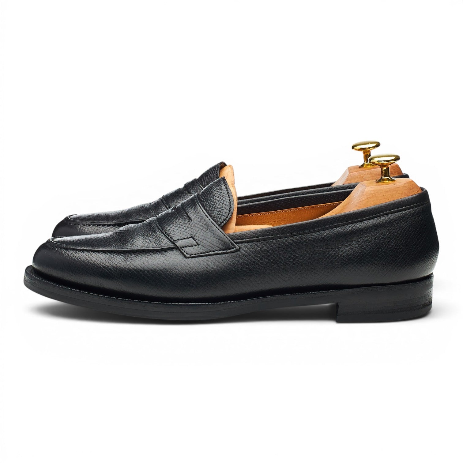 Edward Green Duke mocassin grain noir UK 8