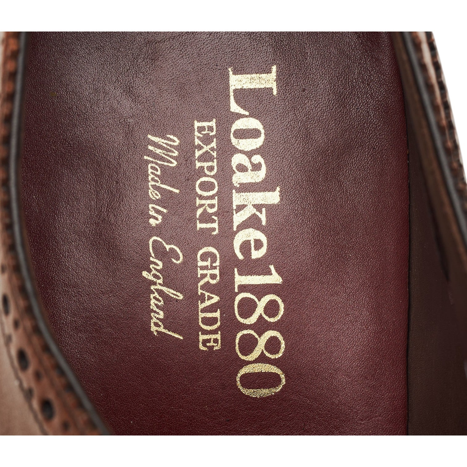 Loake 1880 Trinity richelieu cuir marron clair UK 11