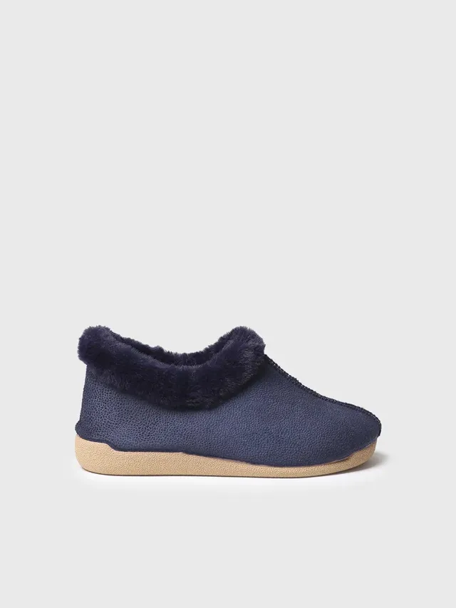 Toni Pons Moss-BD bottillon femme fourré marine