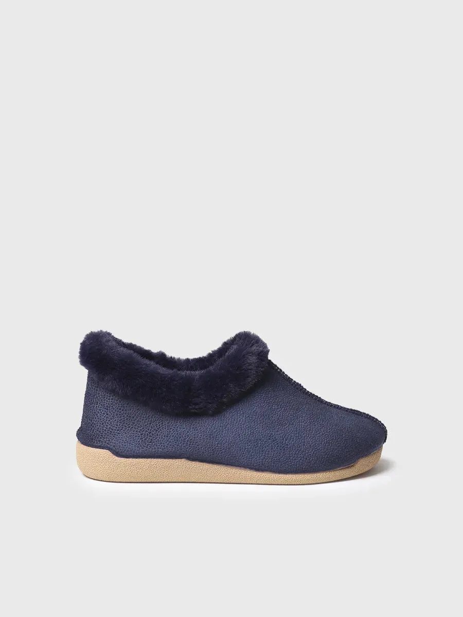 Toni Pons Moss-BD bottillon femme fourré marine