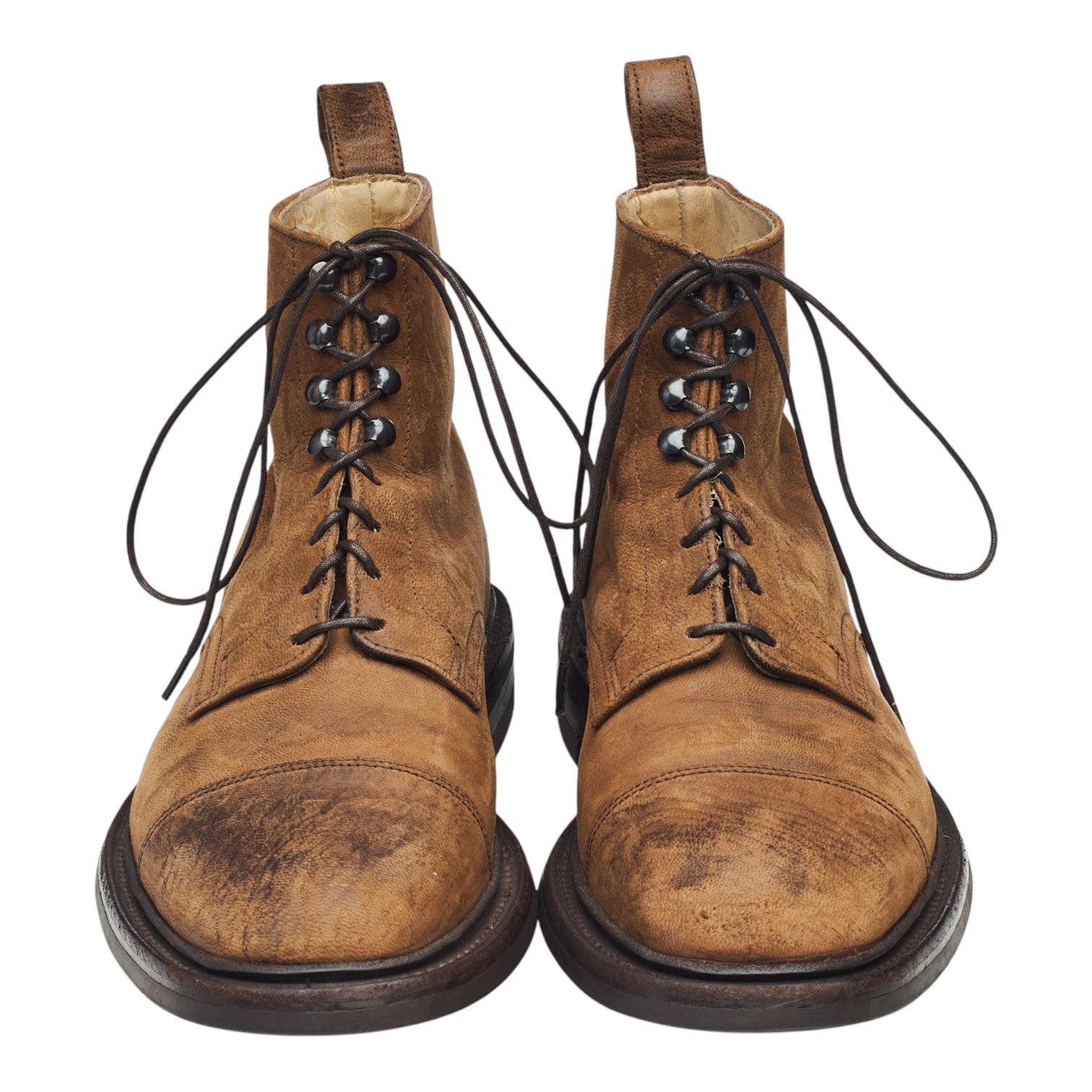 Loake Shilton boots suède ciré marron UK 7.5