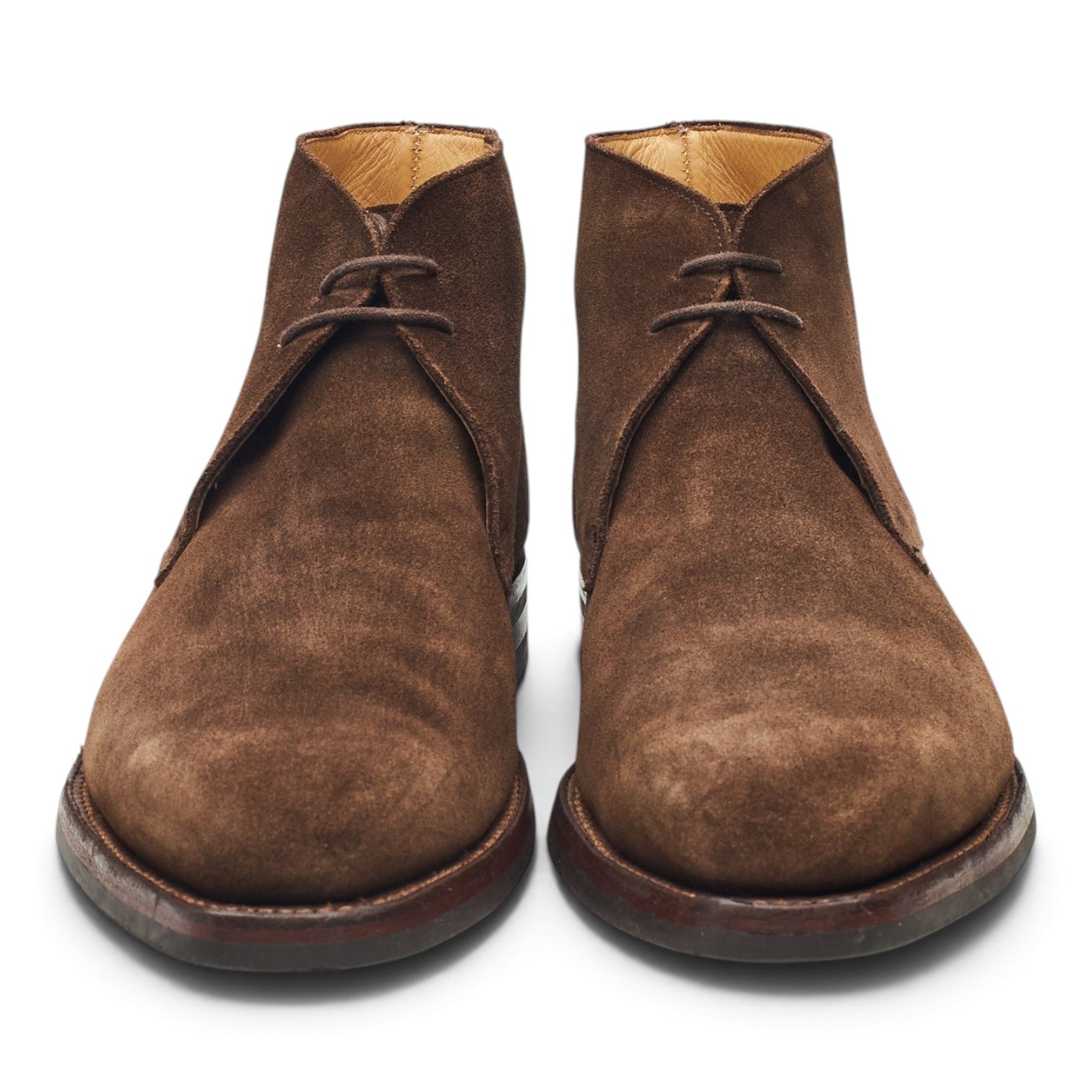 Crockett & Jones Tetbury boots daim marron UK 9.5