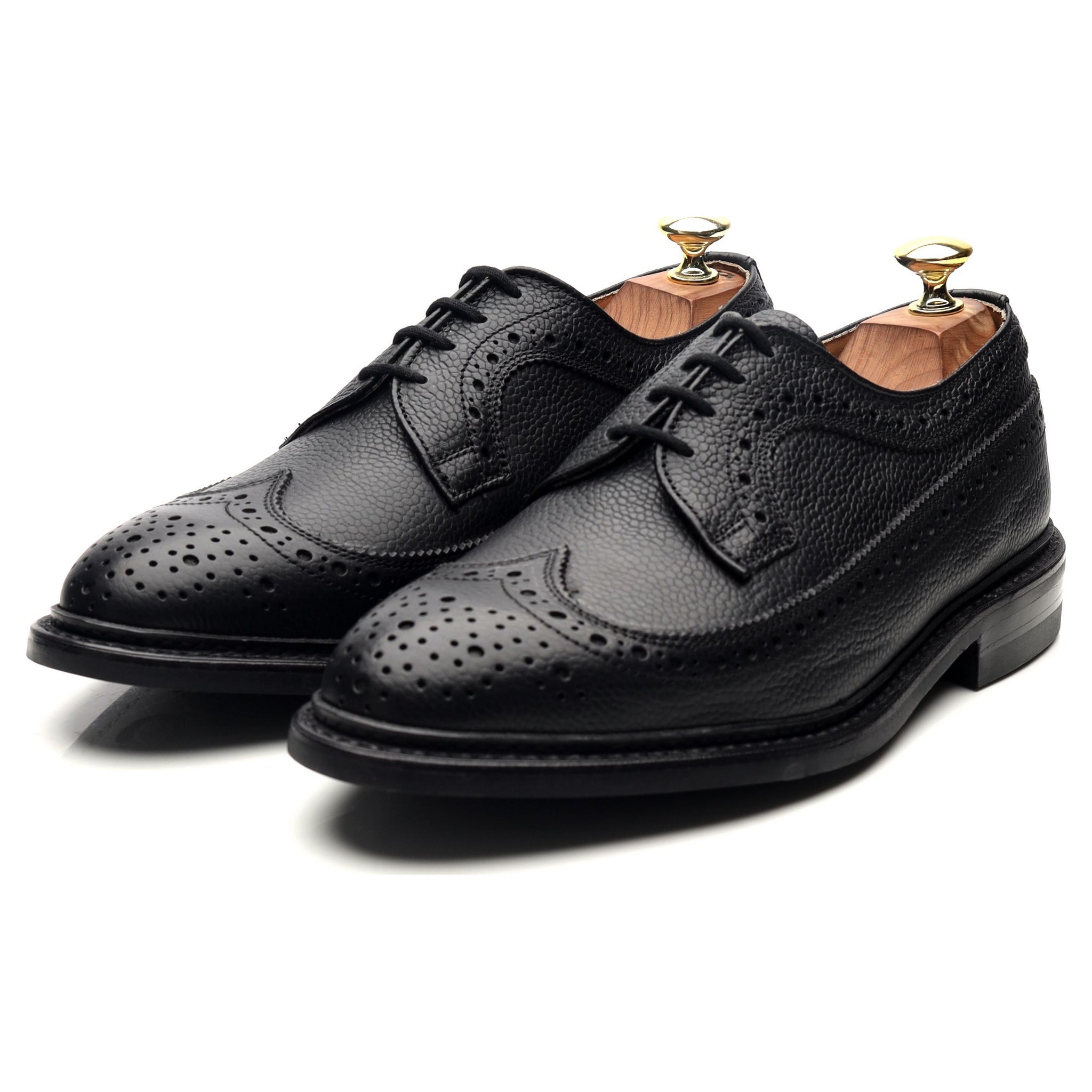 Tricker’s Fulton derby cuir noir pointure UK 7