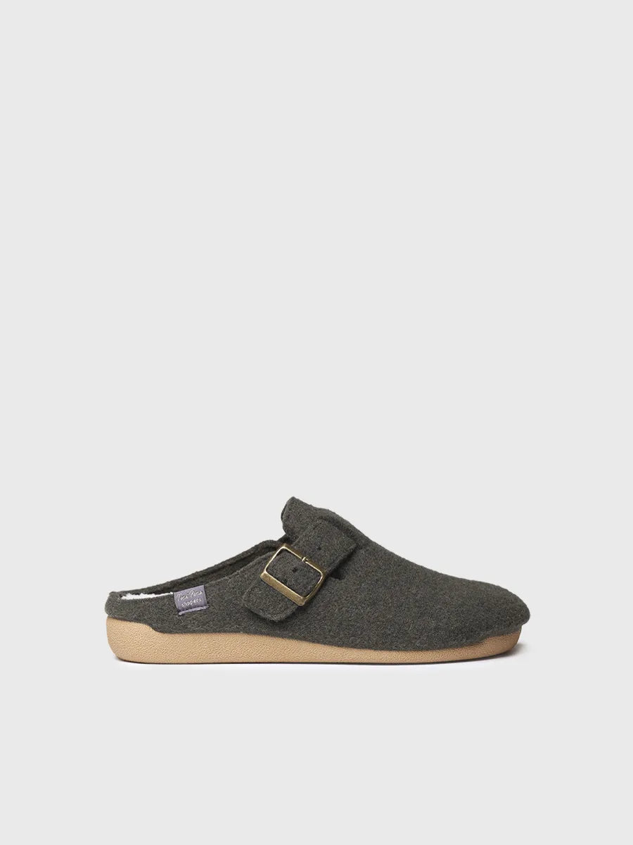 Toni Pons Norton-FP chausson sabot feutre kaki homme