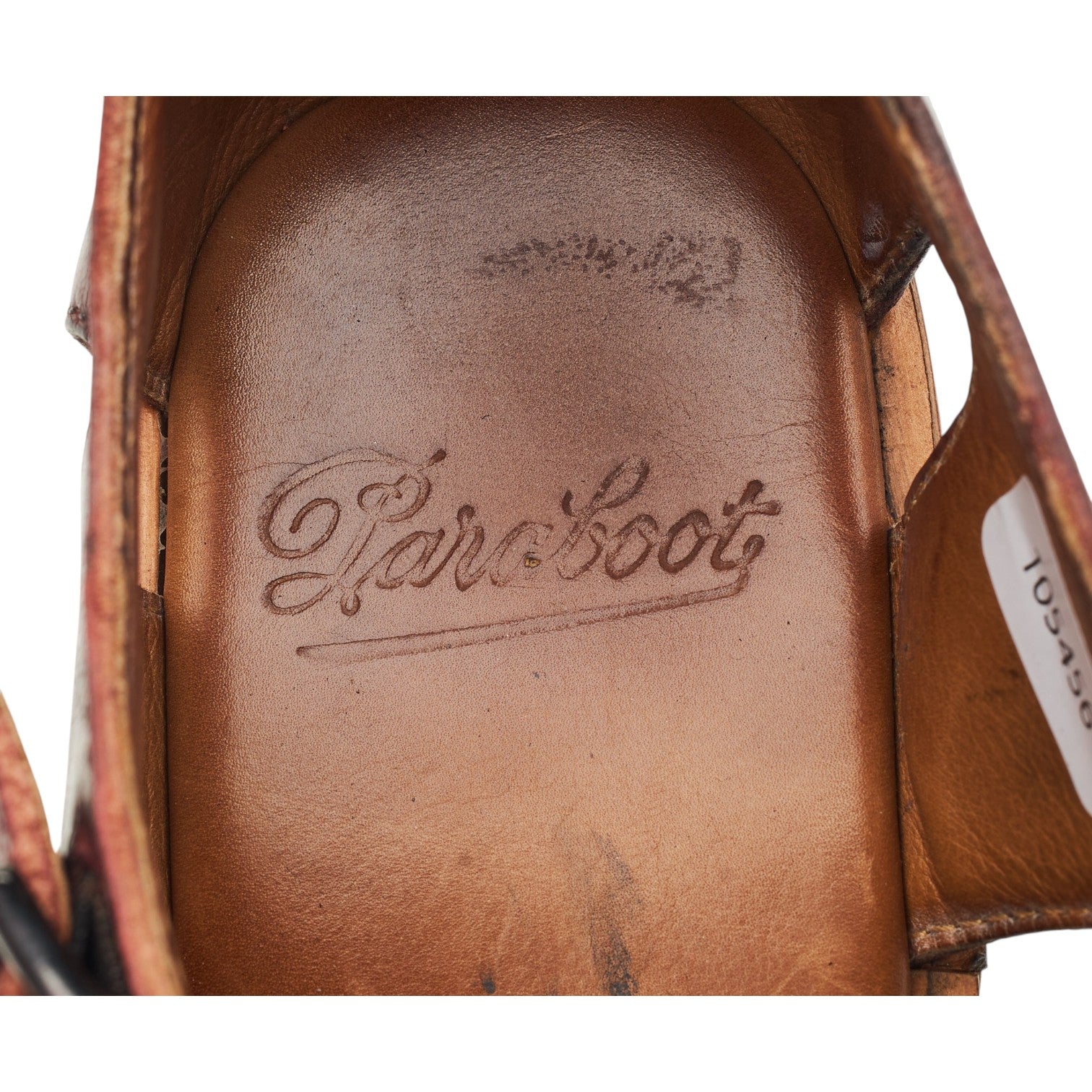 Paraboot Pacific sandales cuir bordeaux UK 7