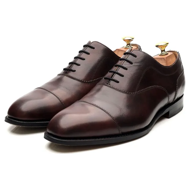 Barker Lincoln richelieu cuir marron UK 8 large