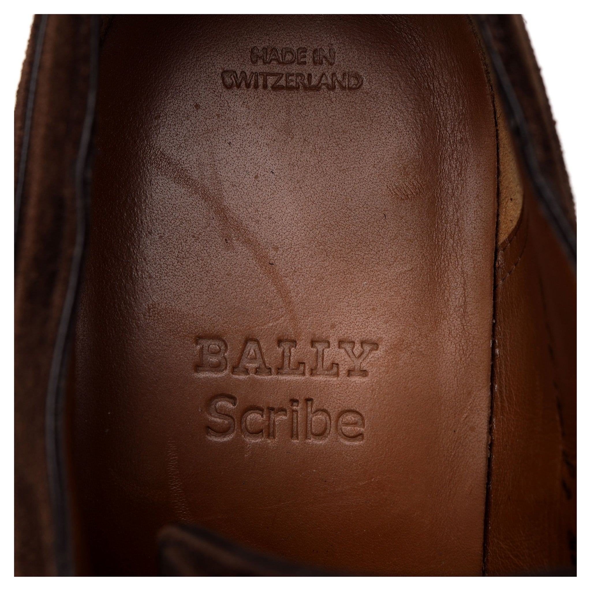 Bally Scribe derbies suède marron pointure 7